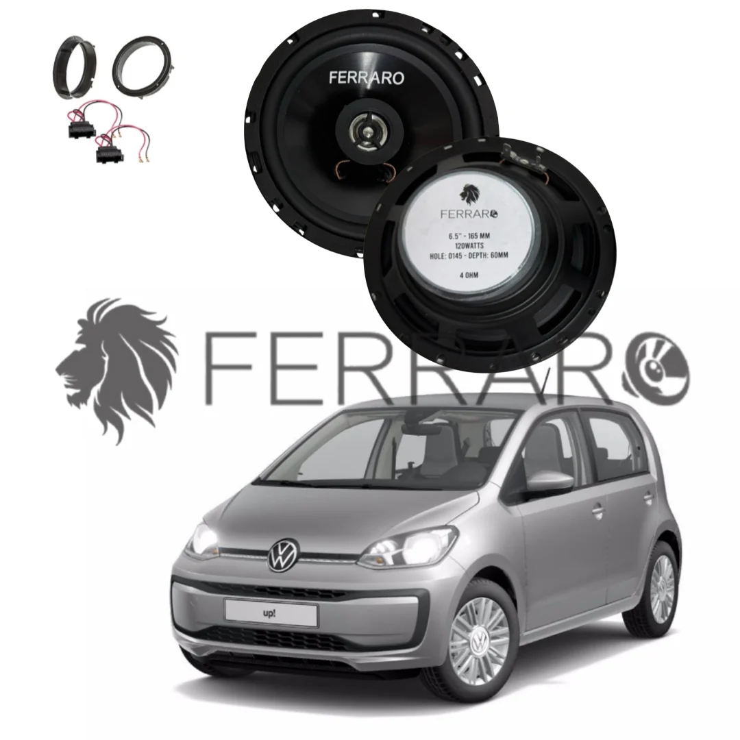 FerraroStore Kit 2 Altoparlanti, ASC-652PC, Ant o Post, Volkswagen UP