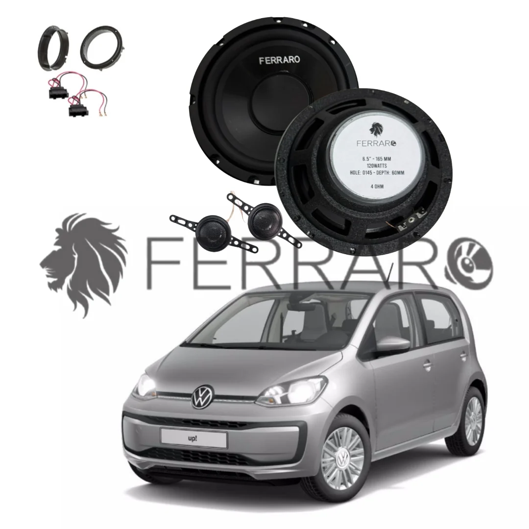 FerraroStore Kit 2 Altoparlanti, ASK-165.2, Ant o Post, Volkswagen UP