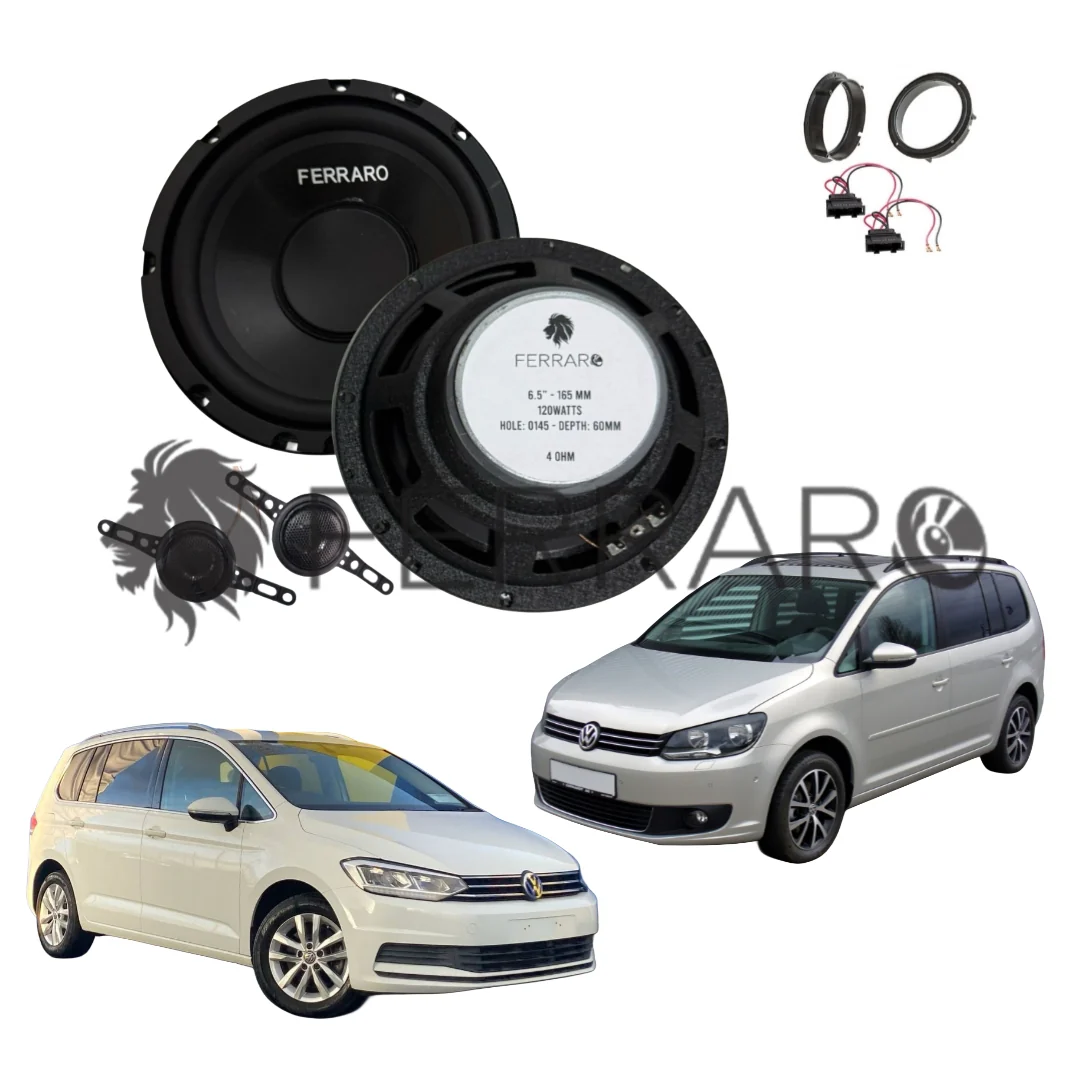 FerraroStore Kit 2 Altoparlanti, ASK-165.2, Anteriori, VW Touran 1ª e 2ª Serie (2003-2024)