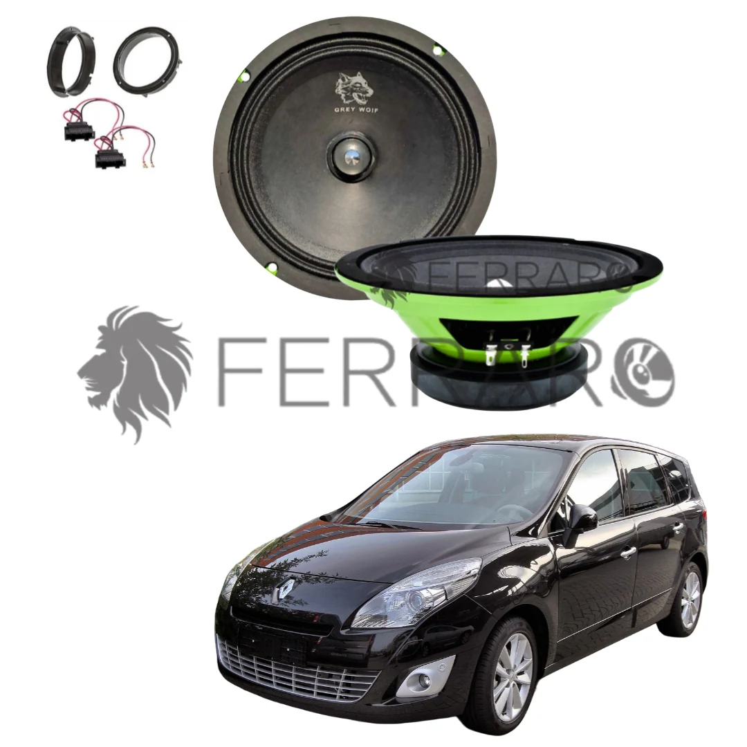 FerraroStore Kit 2 Altoparlanti, PV165.3, Ant o Post, Renault Megane IV, 4ª Serie (2017)