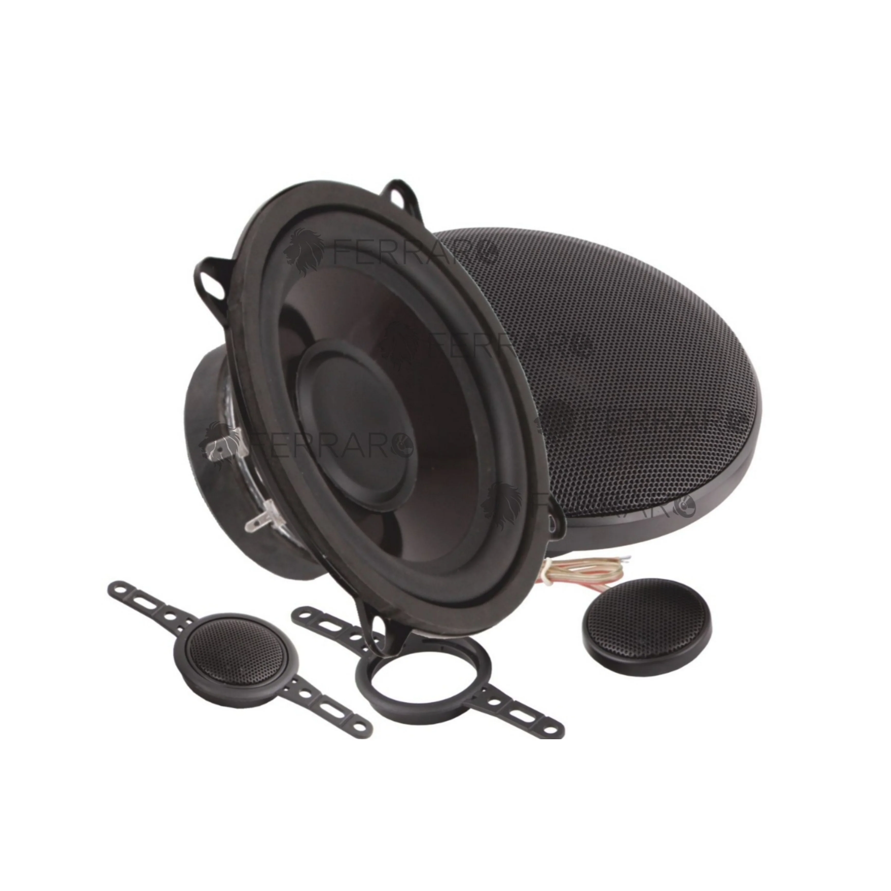 FerraroStore Kit 2 Altoparlanti Woofer e Tweeter 130mm | ASK-130.2 | Universali | Neodimio