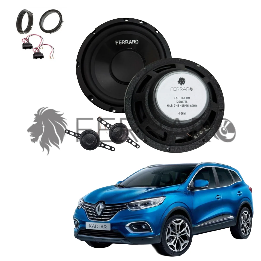 FerraroStore Kit 4 Altoparlanti, ASK-165.2, Ant o Post, Renault Kadjar (Dal 2015>)