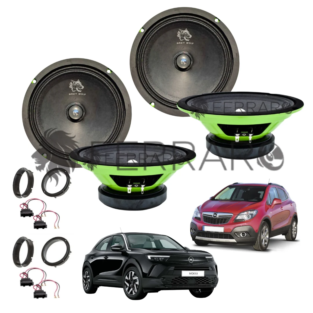 FerraroStore Kit 4 Altoparlanti, PV165.3, Ant/Post, Opel Mokka (2012-2024)