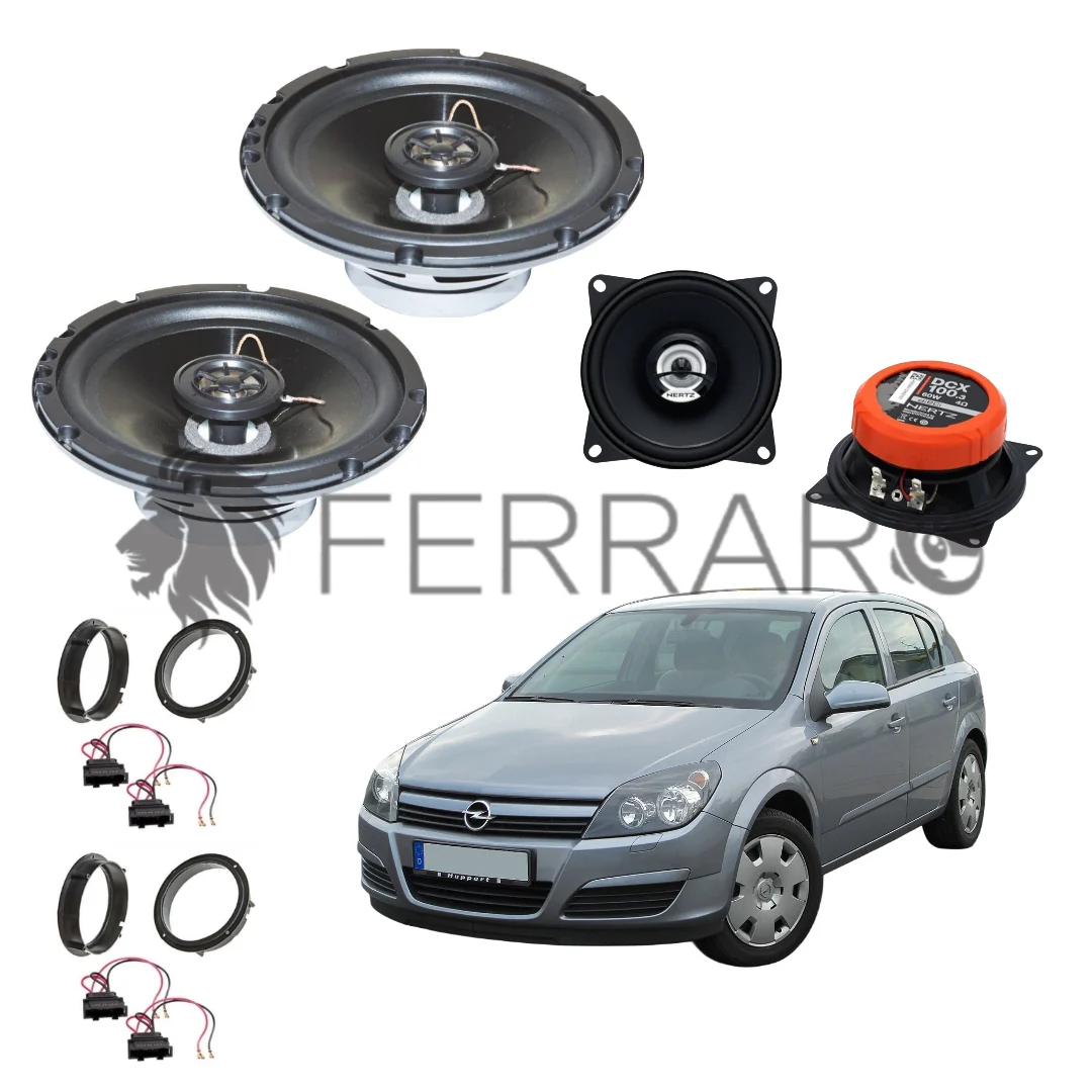 FerraroStore Kit 4 Casse, ASC-652PC, DCX 100.3, Ant/Post, Opel Astra H