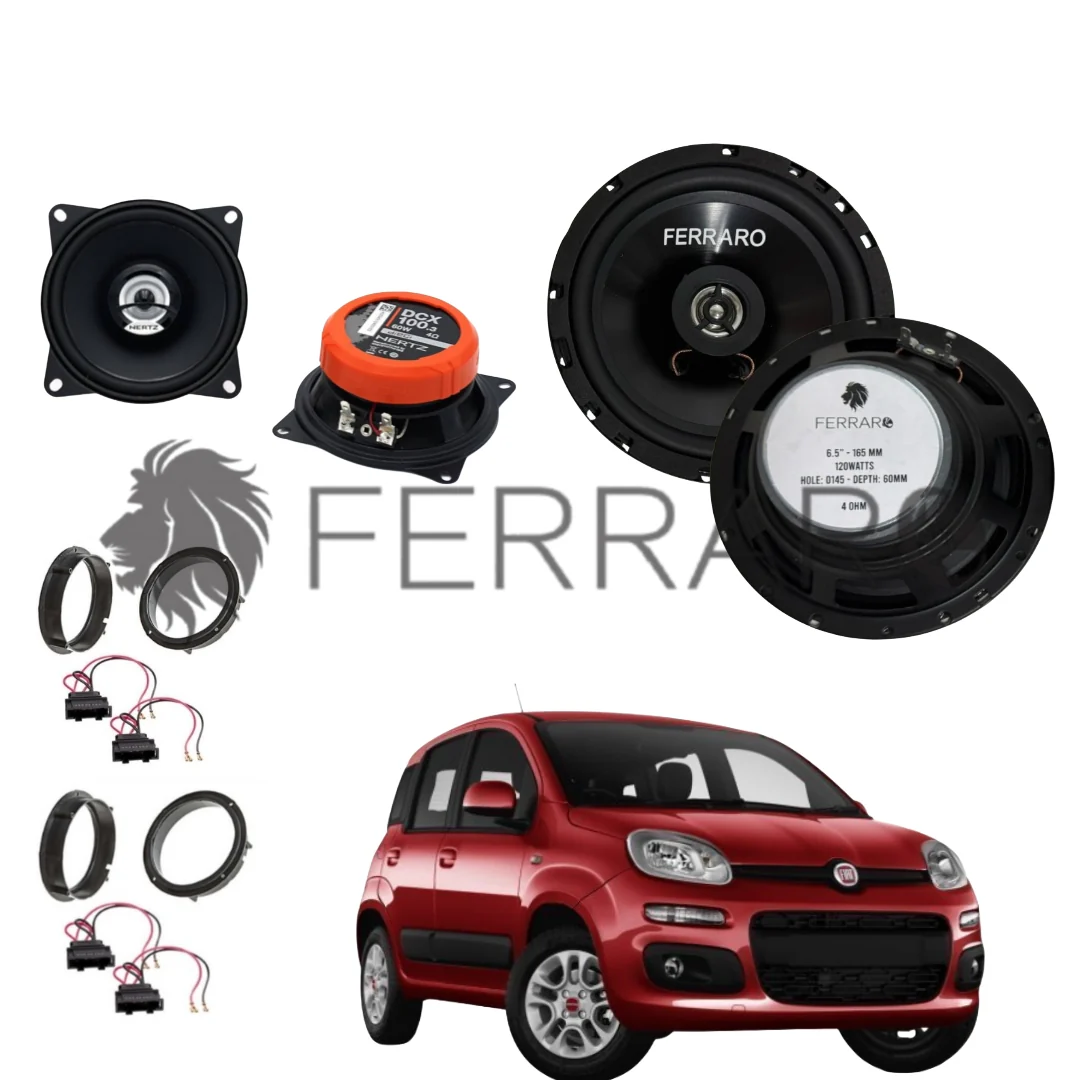 FerraroStore Kit 4 Casse, ASC-652PC, DCX 100.3, Ant/Post, Panda 3ª Serie (dal 2012>)