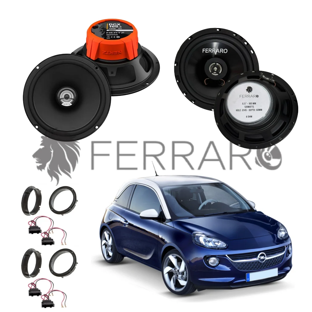 FerraroStore Kit 4 Casse, DCX 165.3, ASC-652PC, Ant/Post, Opel Adam