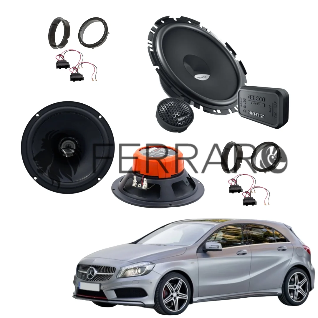 Hertz Kit 6 Altoparlanti, DCX 165.3, DSK 170.3, Ant/Post, Mercedes Classe A/B, W176/W246