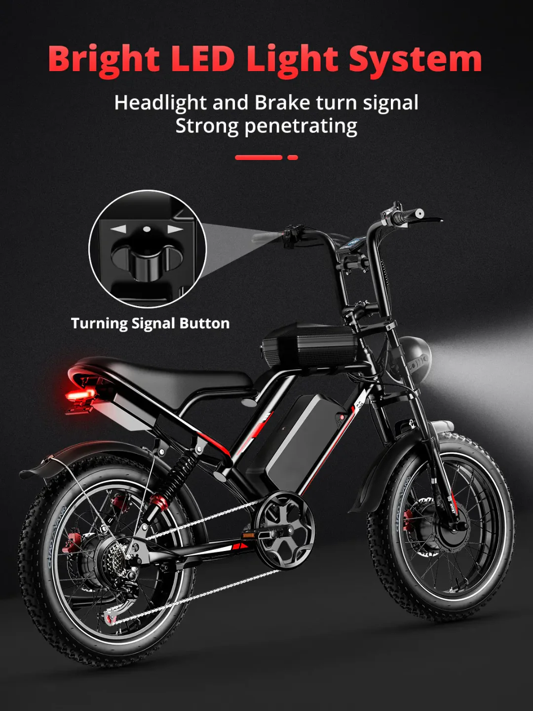 FerraroStore S8-Dual, Bici Elettrica Pieghevole, 20", Batteria 48V - Image 3