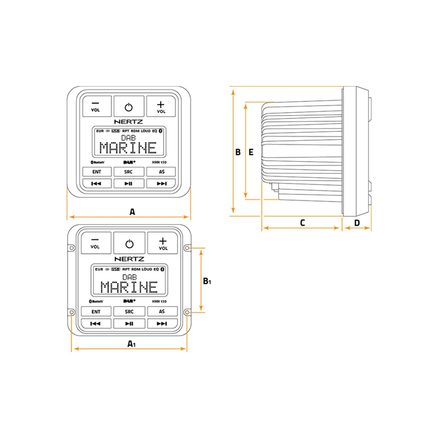 Hertz Autoradio | HMR 15D - Image 3