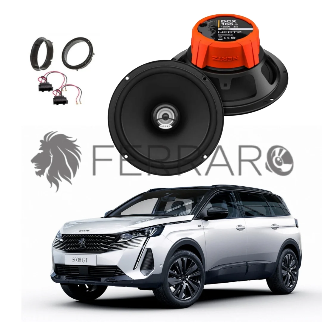 Hertz Kit 2 Casse | DCX 165.3 | Anteriori | Peugeot 5008 2ª Serie (Dal 2016>)