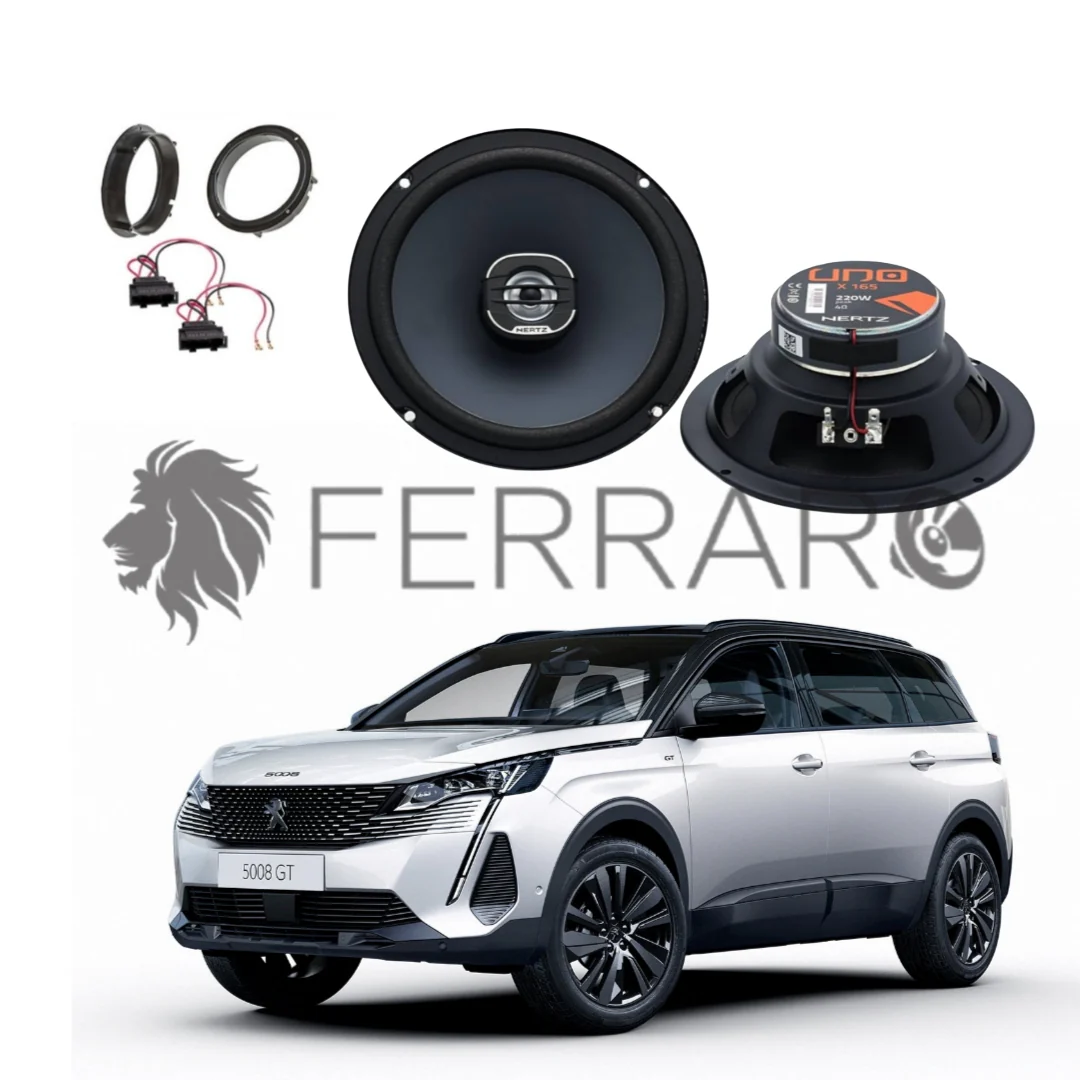 Hertz Kit 2 Casse | X 165 | Anteriore | Peugeot 5008 2ª Serie (Dal 2016>)