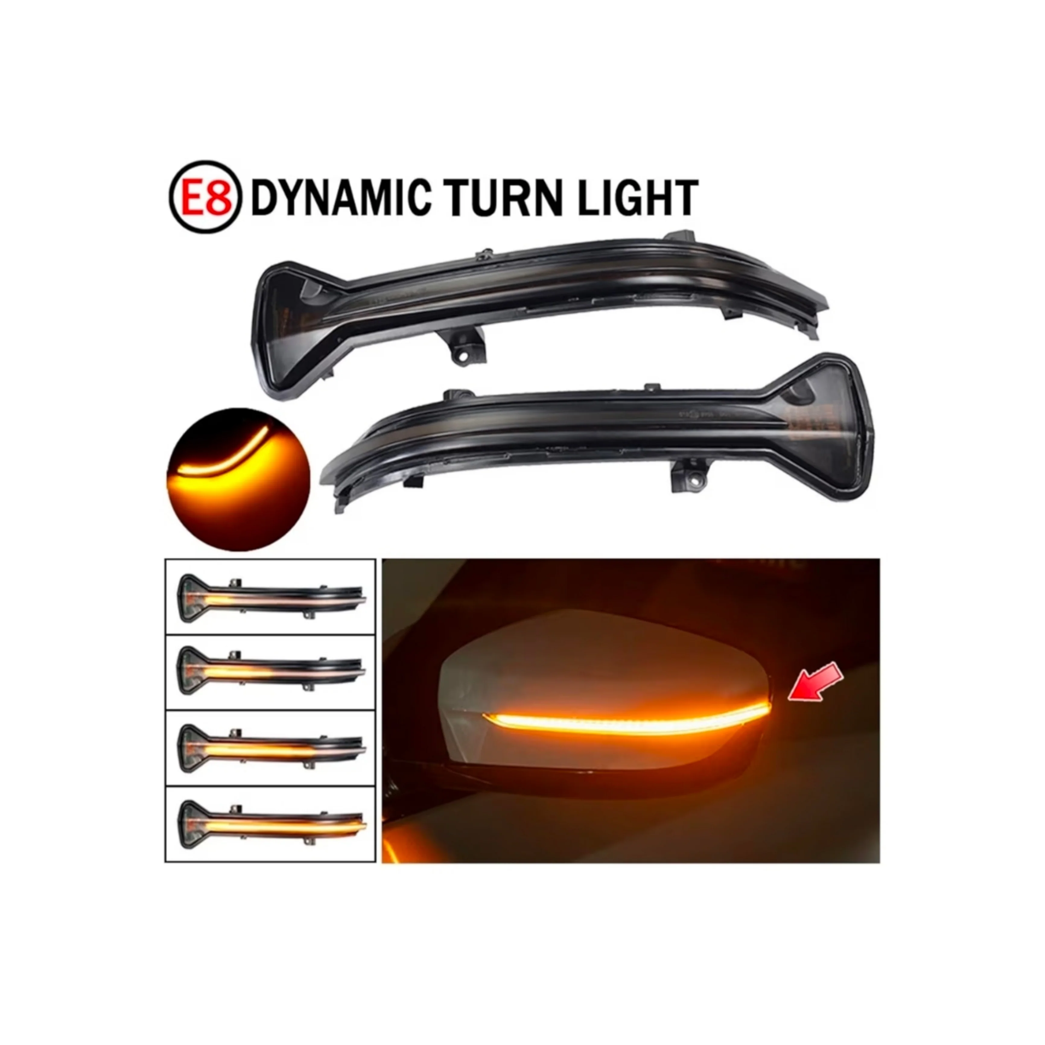 (PRENOTA) Indicatore Direzione Led per BMW Serie 3, 4, 5, 6, 7, 8 (2016-2022), Plug and Play - Image 3