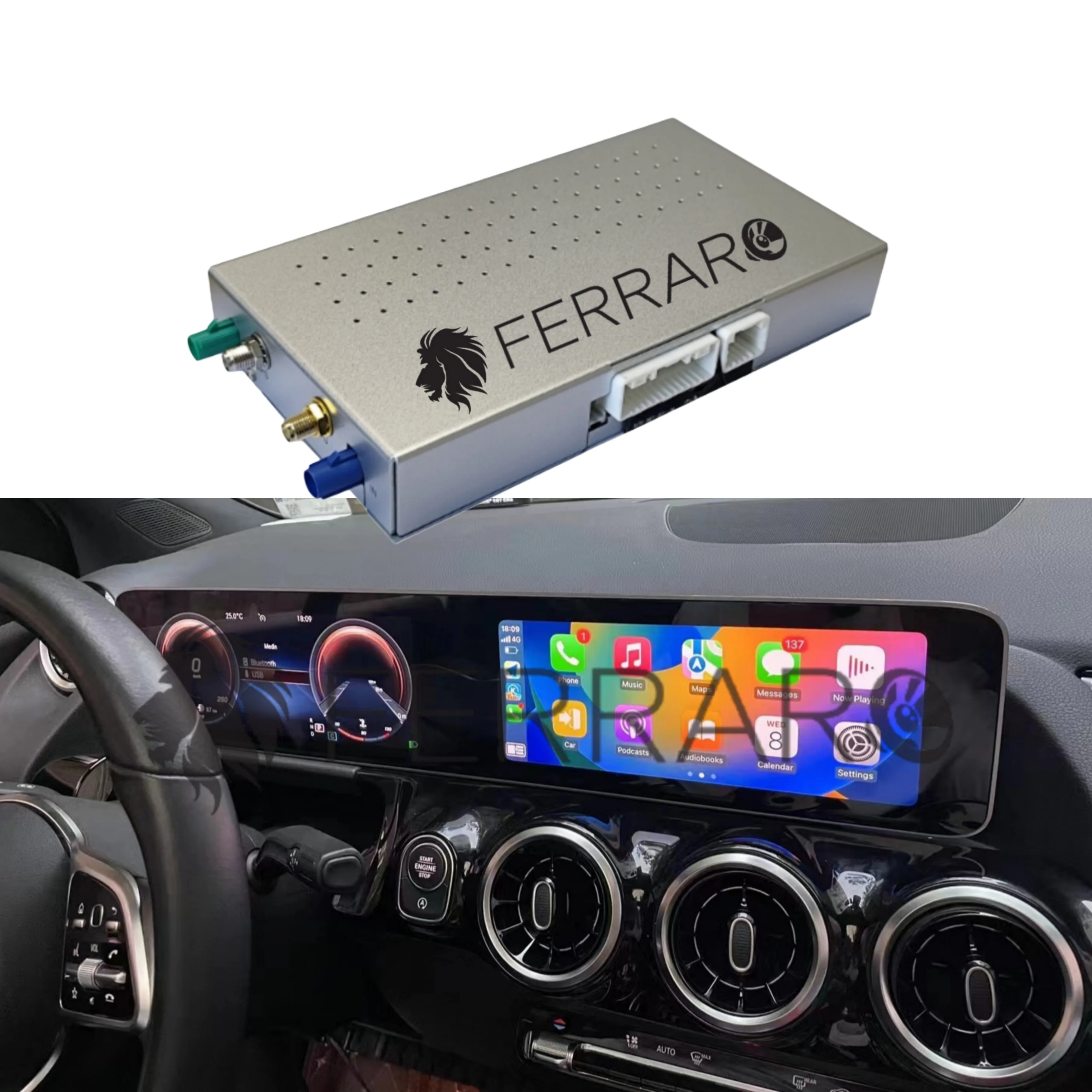 (PRENOTA) Interfaccia CarPlay Wireless, NTG 6.0, 8,128GB, per Mercedes