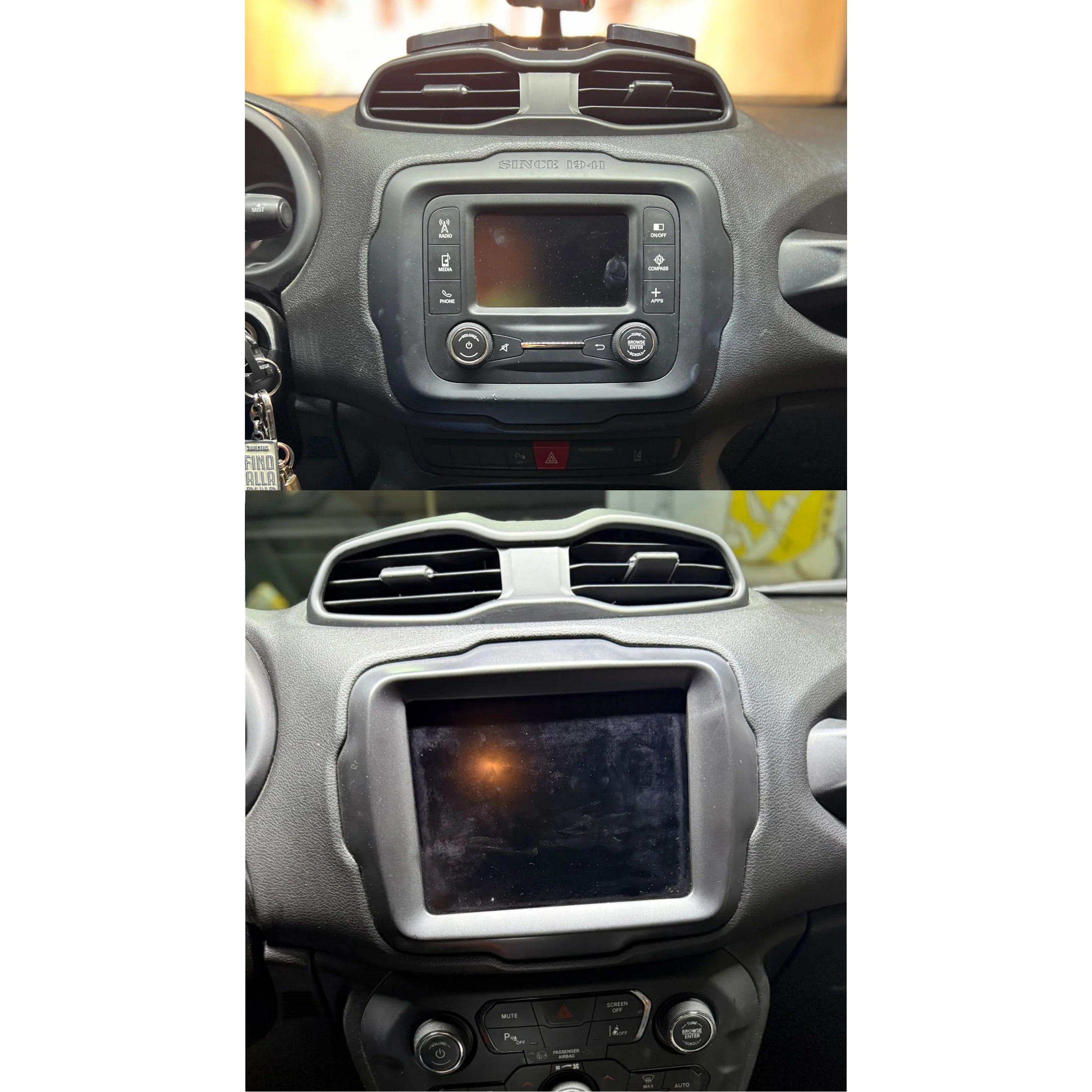 Kit Montaggio Autoradio 9"Pollici Jeep Renegade, Mascherina, Cablaggio per Autoradio Android - Image 2