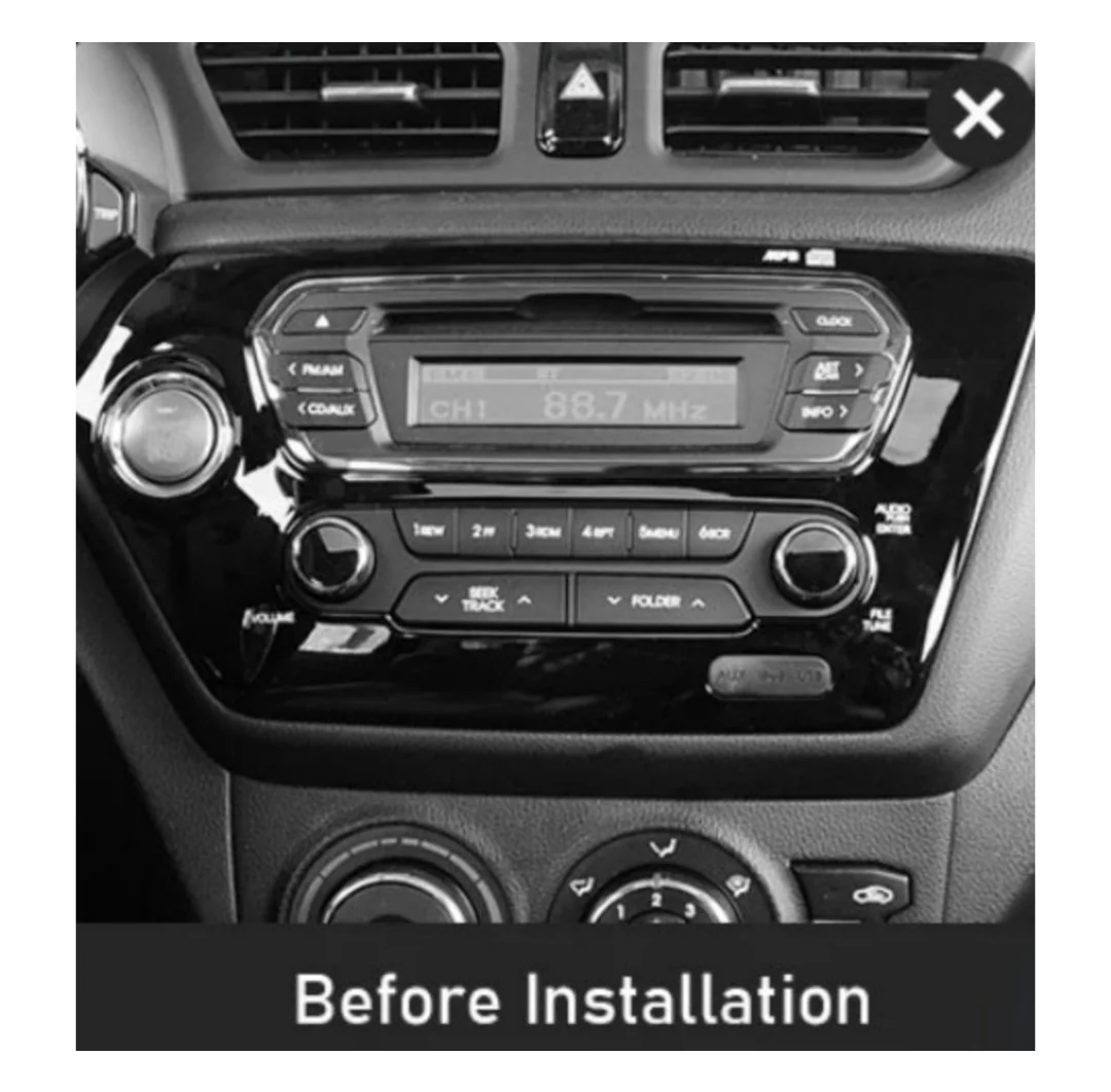 (PRENOTA) Kit Montaggio Autoradio 9"Pollici Kia Rio (2011-2016) Mascherina, Cablaggio per Autoradio Android - Image 2