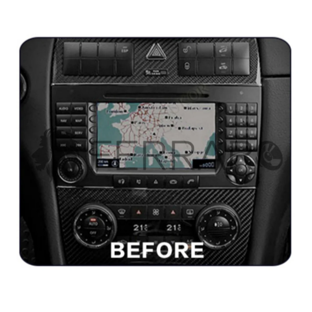 (PRENOTA) Kit Montaggio Autoradio 9"Pollici Mercedes Classe C W203 (2004-2007), Mascherina, Cablaggio per Autoradio Android - Image 2