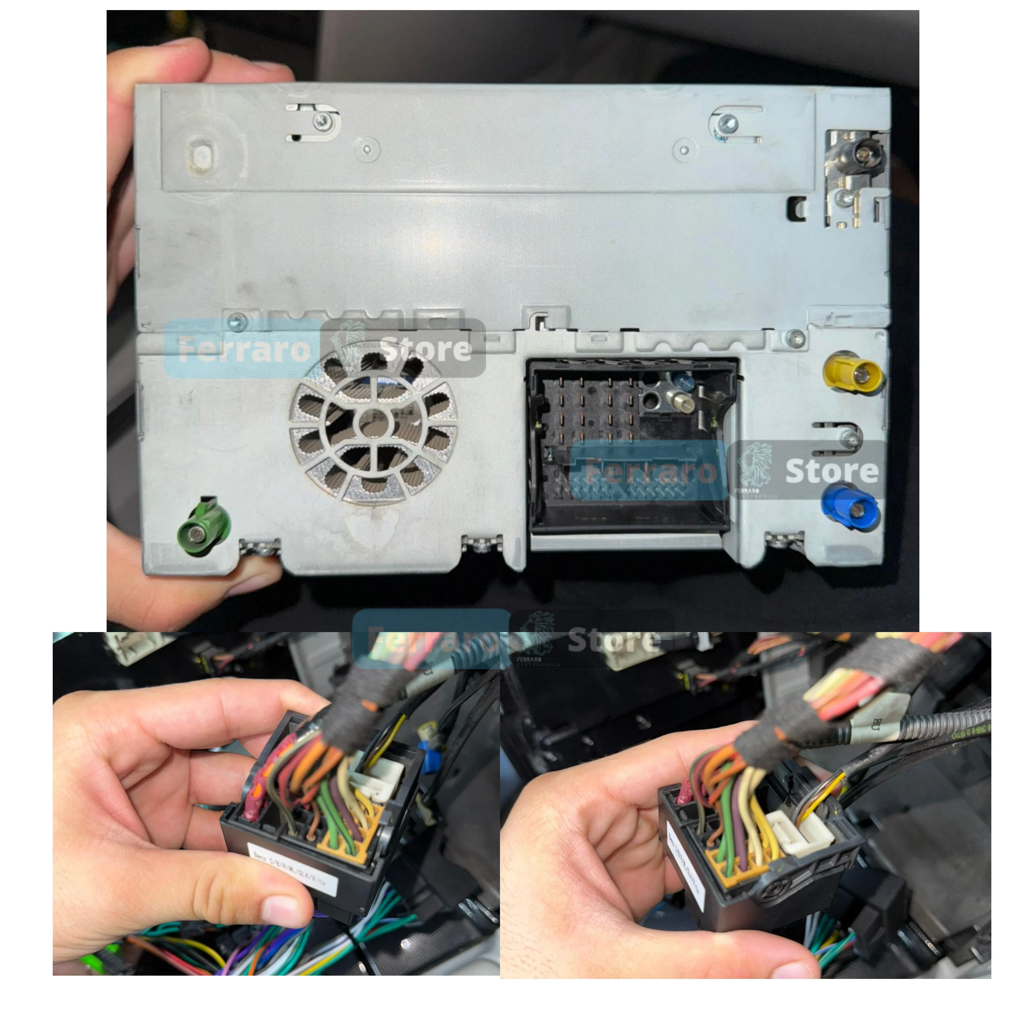 (PRENOTA) Kit Montaggio Autoradio 9"Pollici Mercedes Classe ML, GL X164 (2005-2012), Mascherina, Cablaggio per Autoradio Android - Image 3