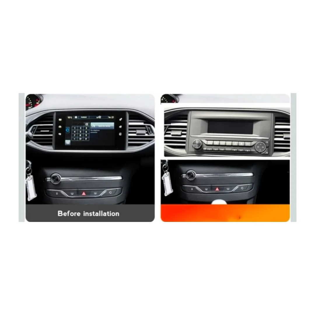 Kit Montaggio Autoradio 9"Pollici Peugeot 308 (2013-2021) Mascherina, Cablaggio Autoradio Android - Image 2