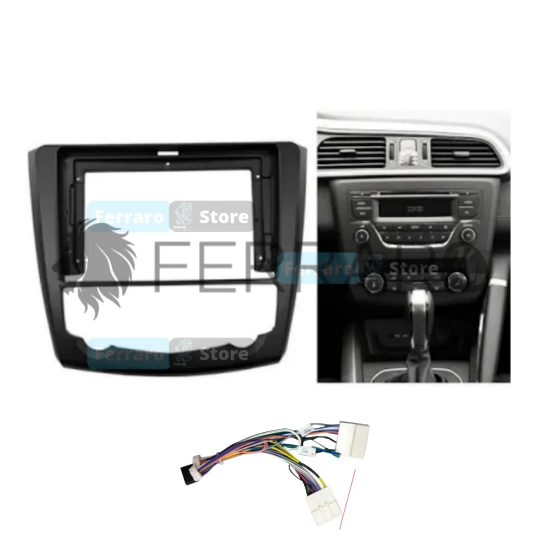 Kit Montaggio Autoradio 9"Pollici Renault Kadjar (2015-2022) Mascherina, Cablaggio per Autoradio Android