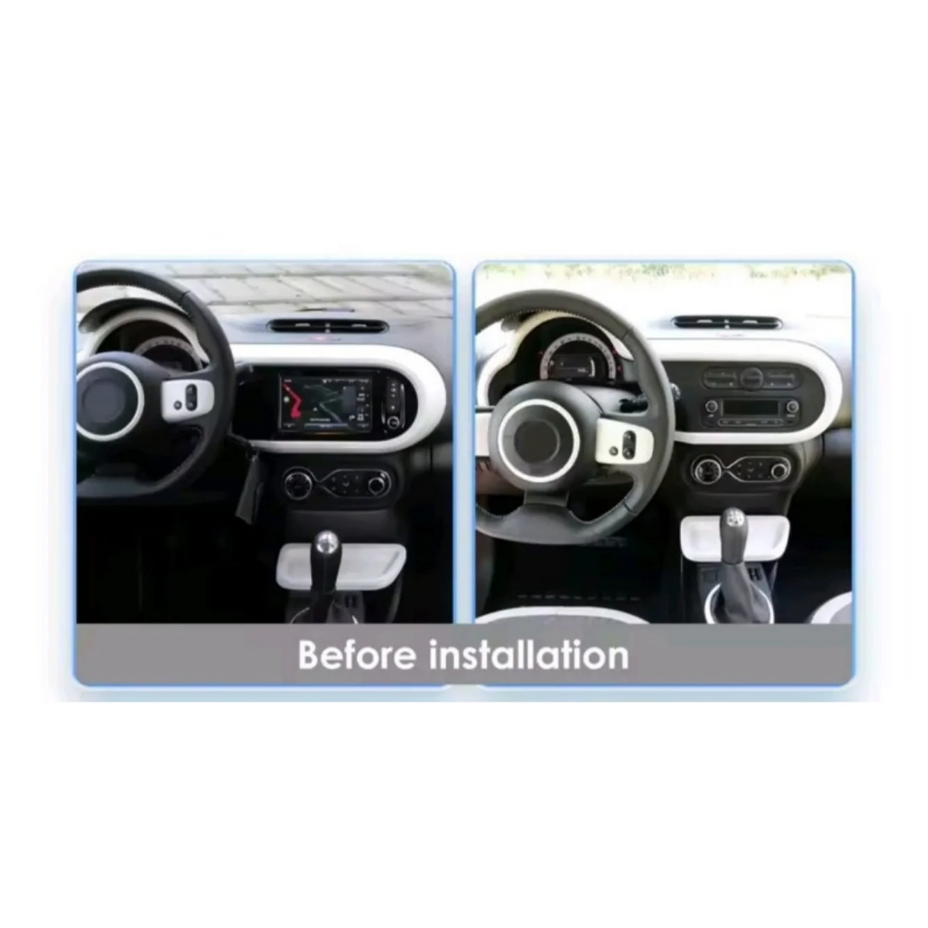 Kit Montaggio Autoradio 9"Pollici Renault Twingo III (2014-2024) Mascherina, Cablaggio per Autoradio Android - Image 2