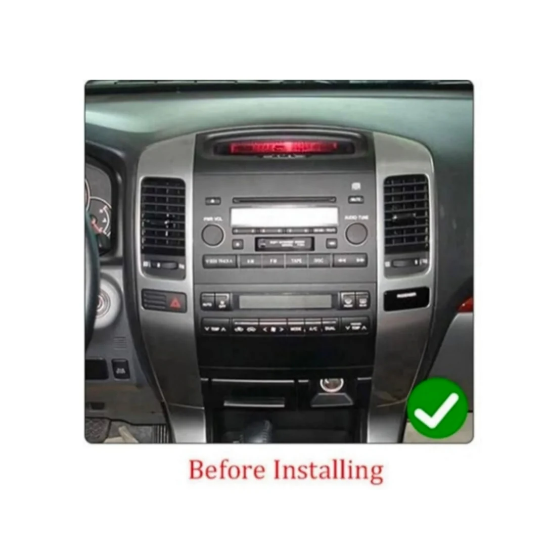 (PRENOTA) Kit Montaggio Autoradio 9"Pollici Toyota Prado J150 (2009-2023), Mascherina, Cablaggio per Autoradio Android - Image 2