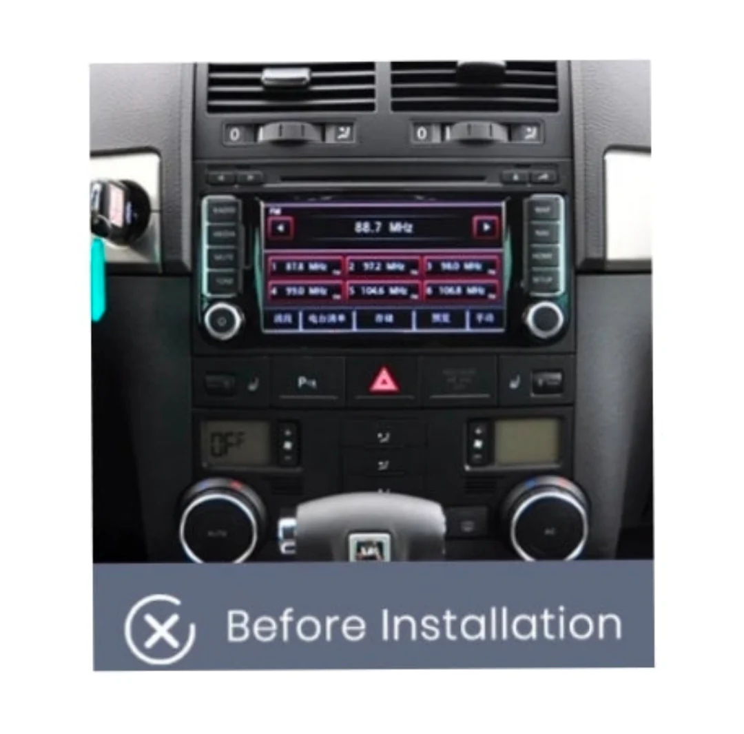 (PRENOTA) Kit Montaggio Autoradio 9"Pollici Volkswagen Touareg (2002-2010), Mascherina, Cablaggio per Autoradio Android - Image 3