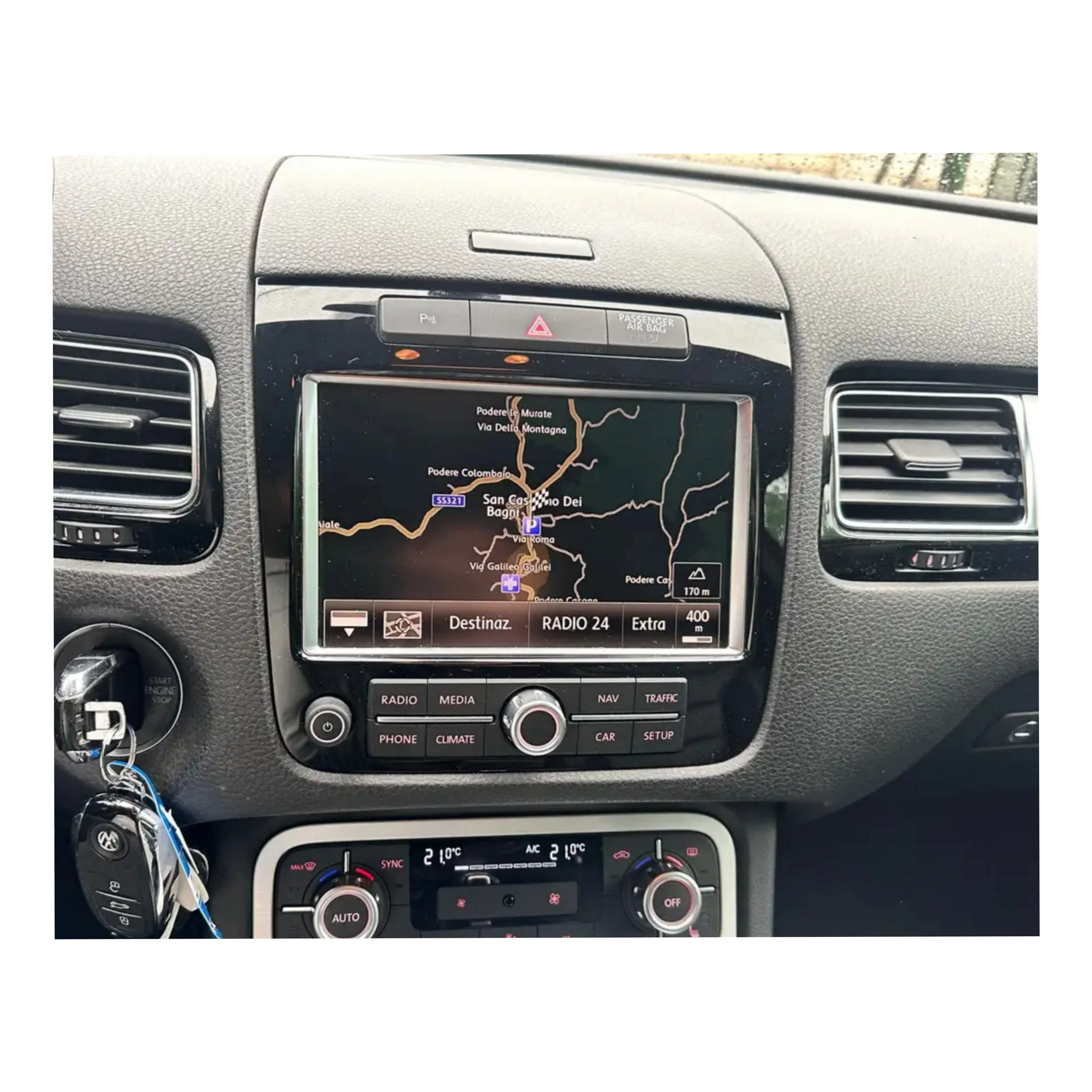 (PRENOTA) Kit Montaggio Autoradio 9"Pollici Volkswagen Touareg 7P (2010-2018) Mascherina, Cablaggio Autoradio Android - Image 2