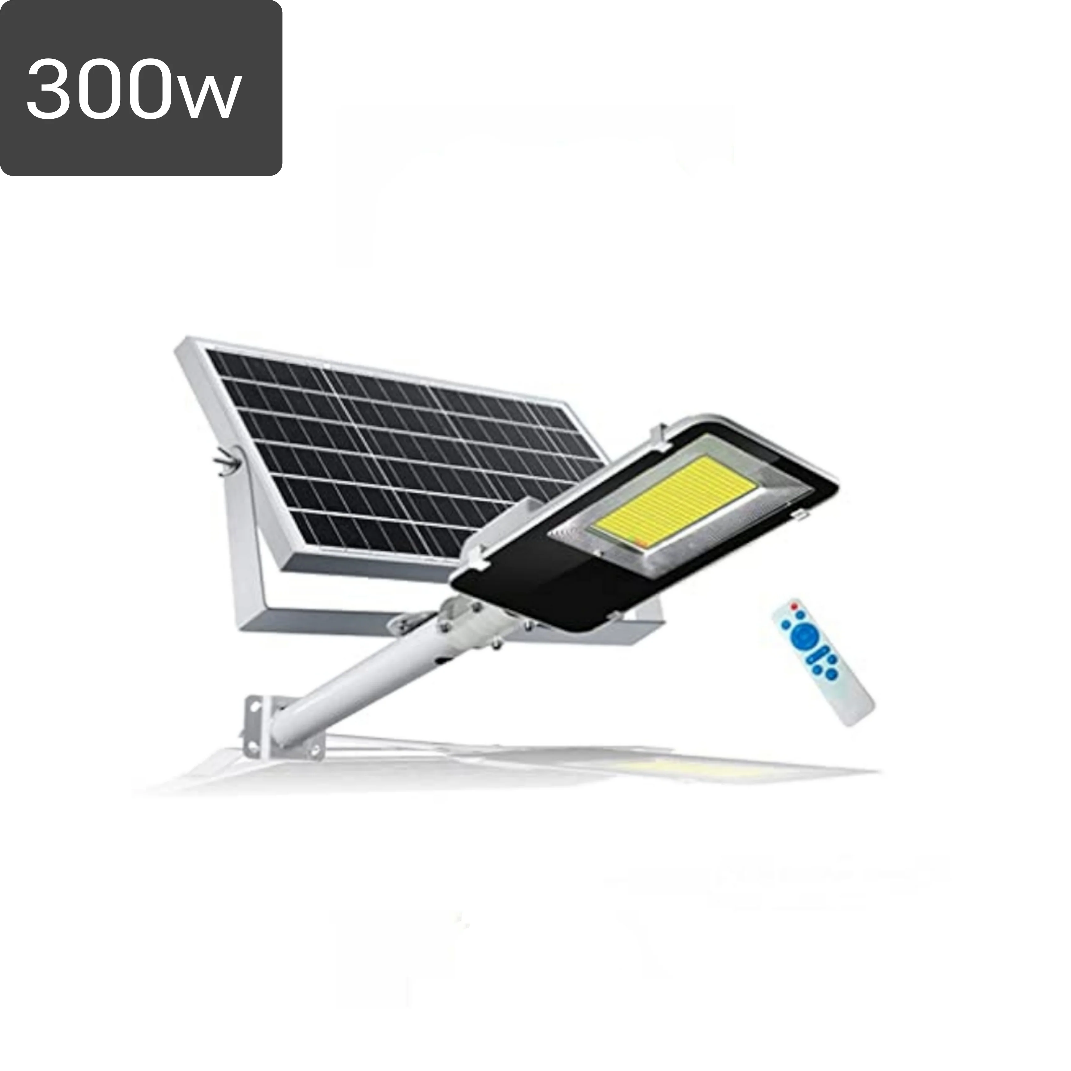 Lampione Solare 300w, IP66, Pannello Solare,Telecomando, Luce Fredda, Crepuscolare.