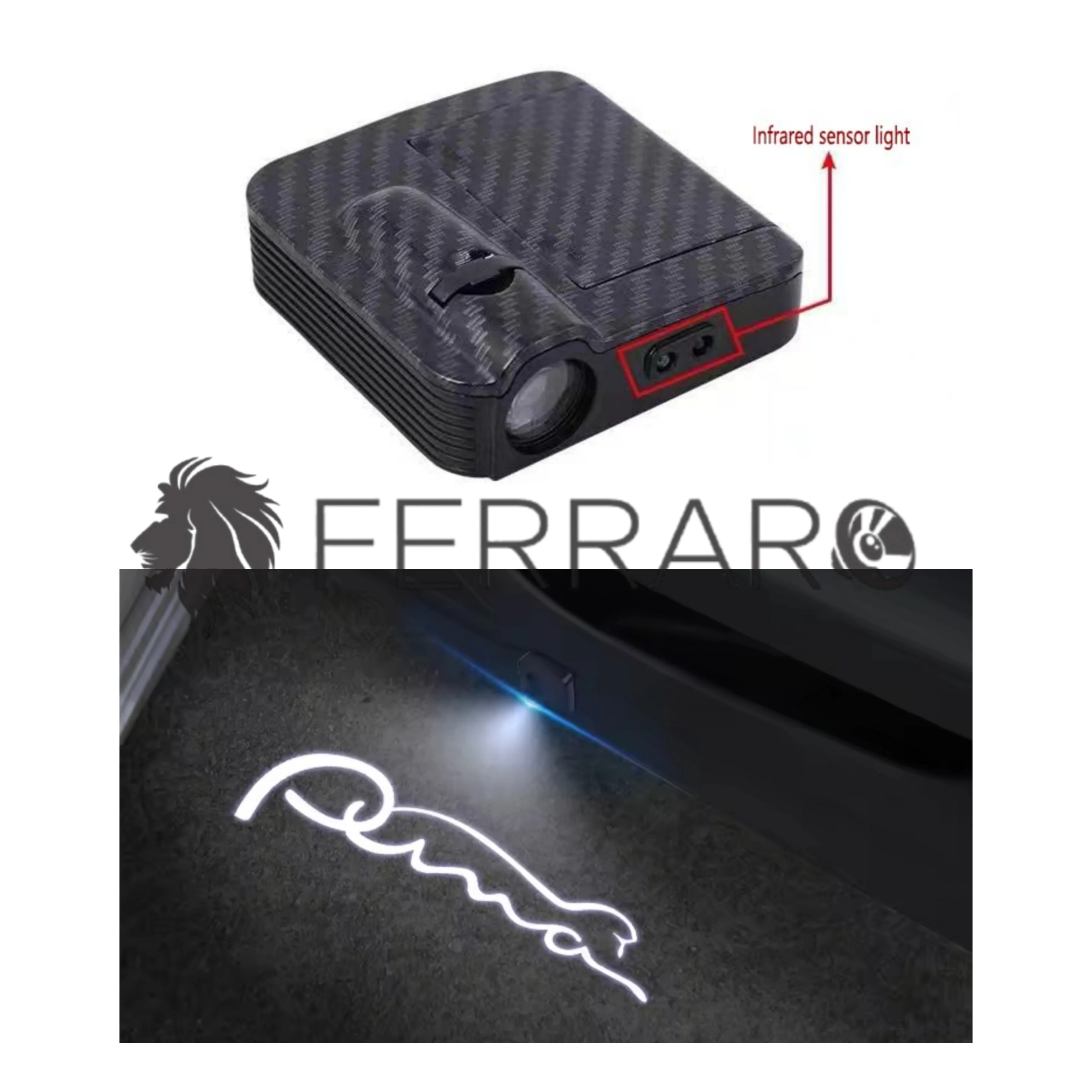 Luce Cortesia Ford Puma | Universale | Adesivo | Batteria (NO INCL.)