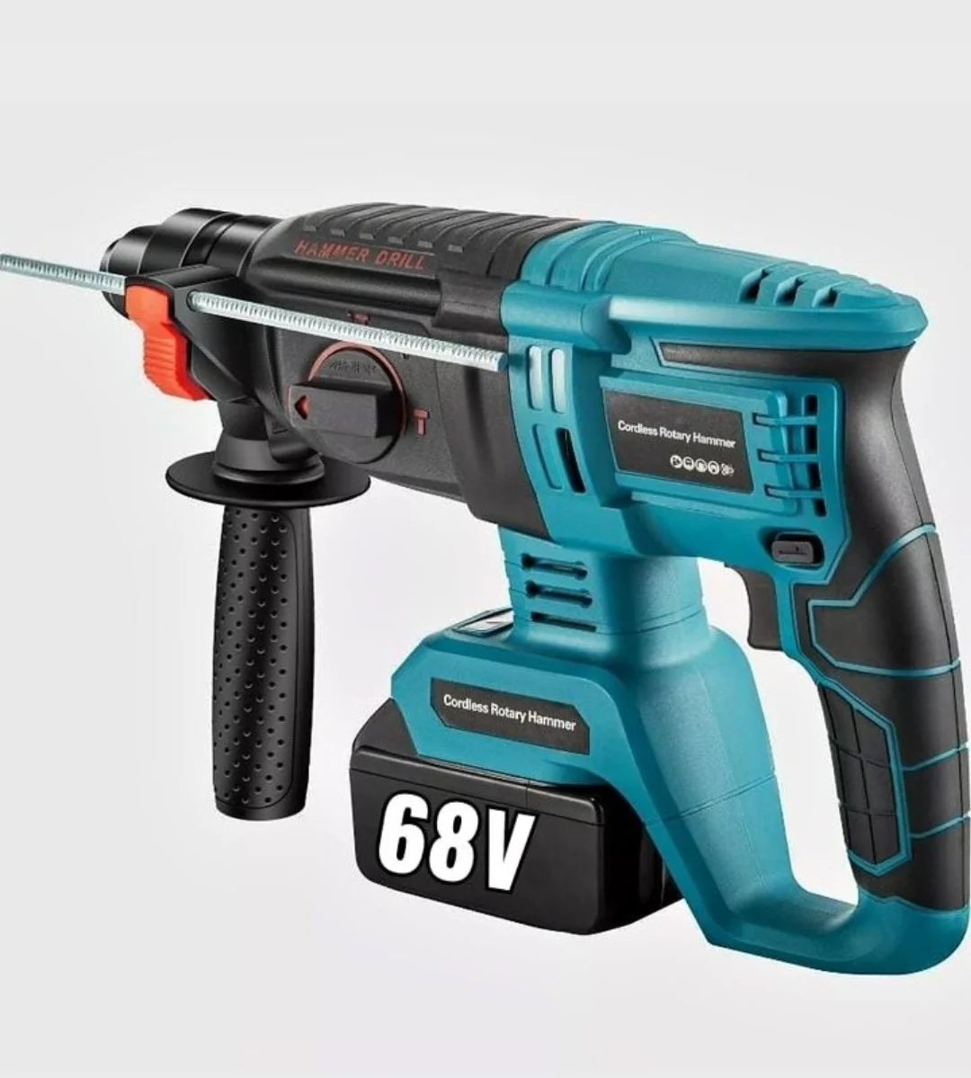 Tassellatore Professionale 68v, Doppia Batteria, Tassellatore, Demolitore, Scalpellatore, SDS Plus - Image 5