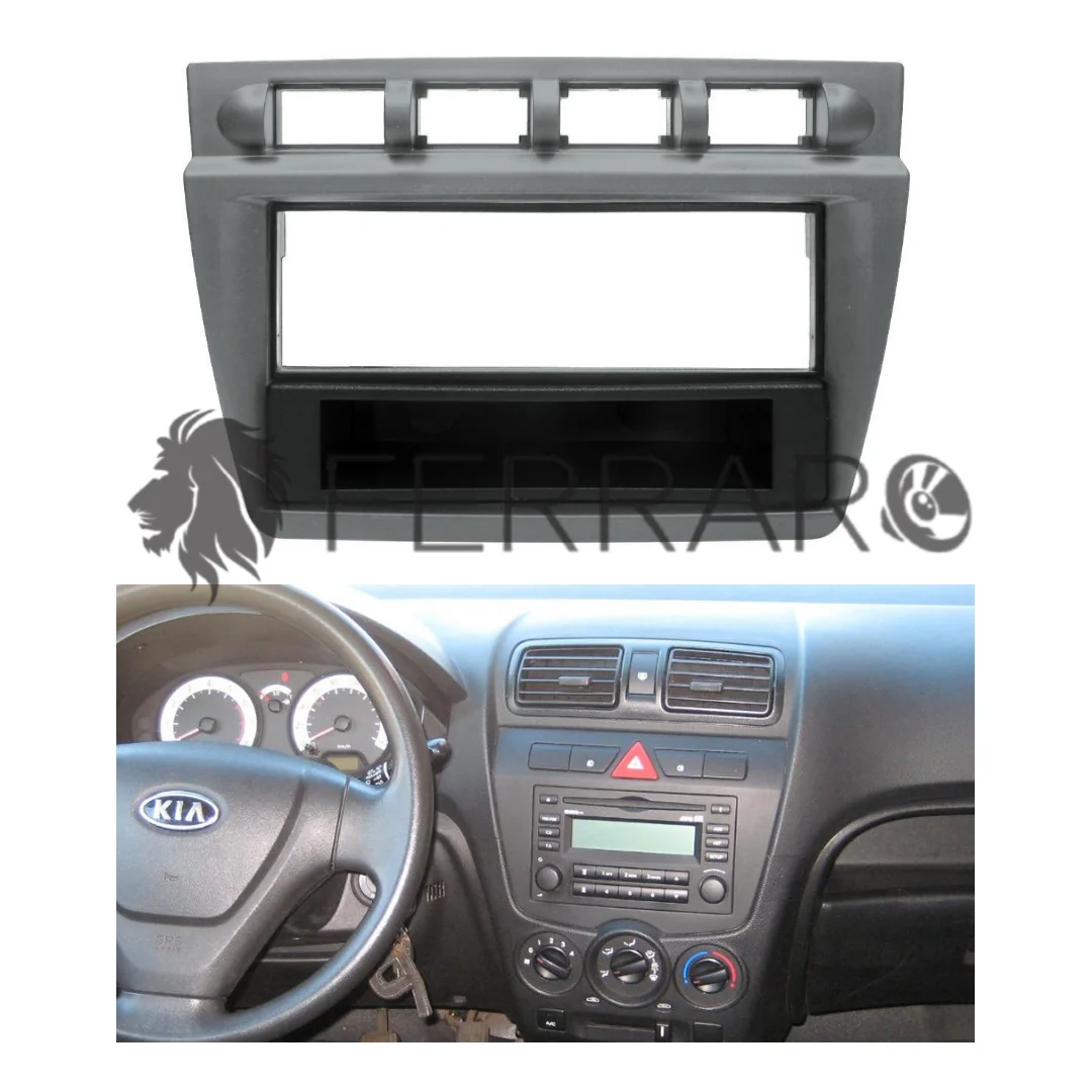 Mascherina 1DIN con Cassetto per Kia Picanto (2004-2011)