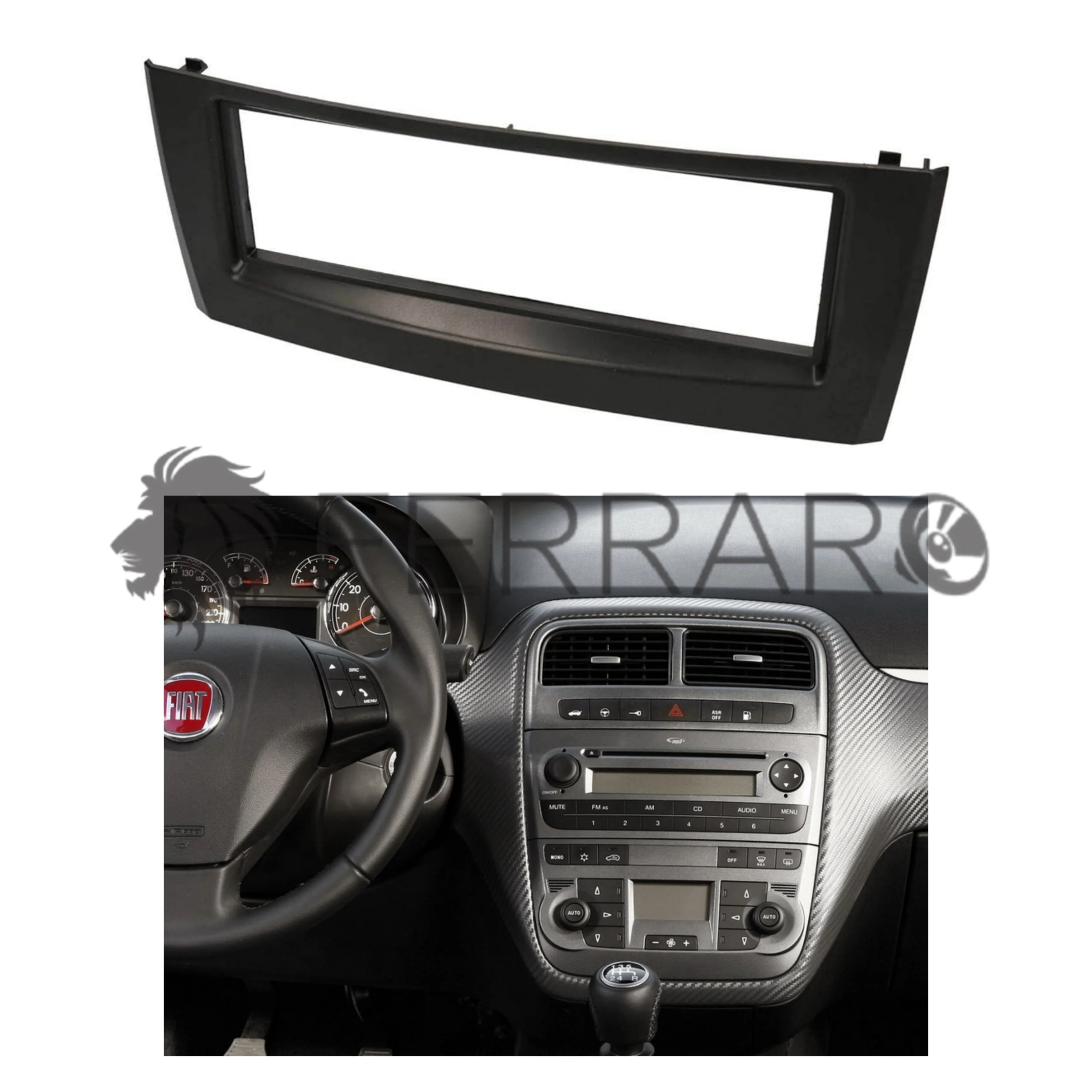 Mascherina 1DIN per Fiat Grande Punto
