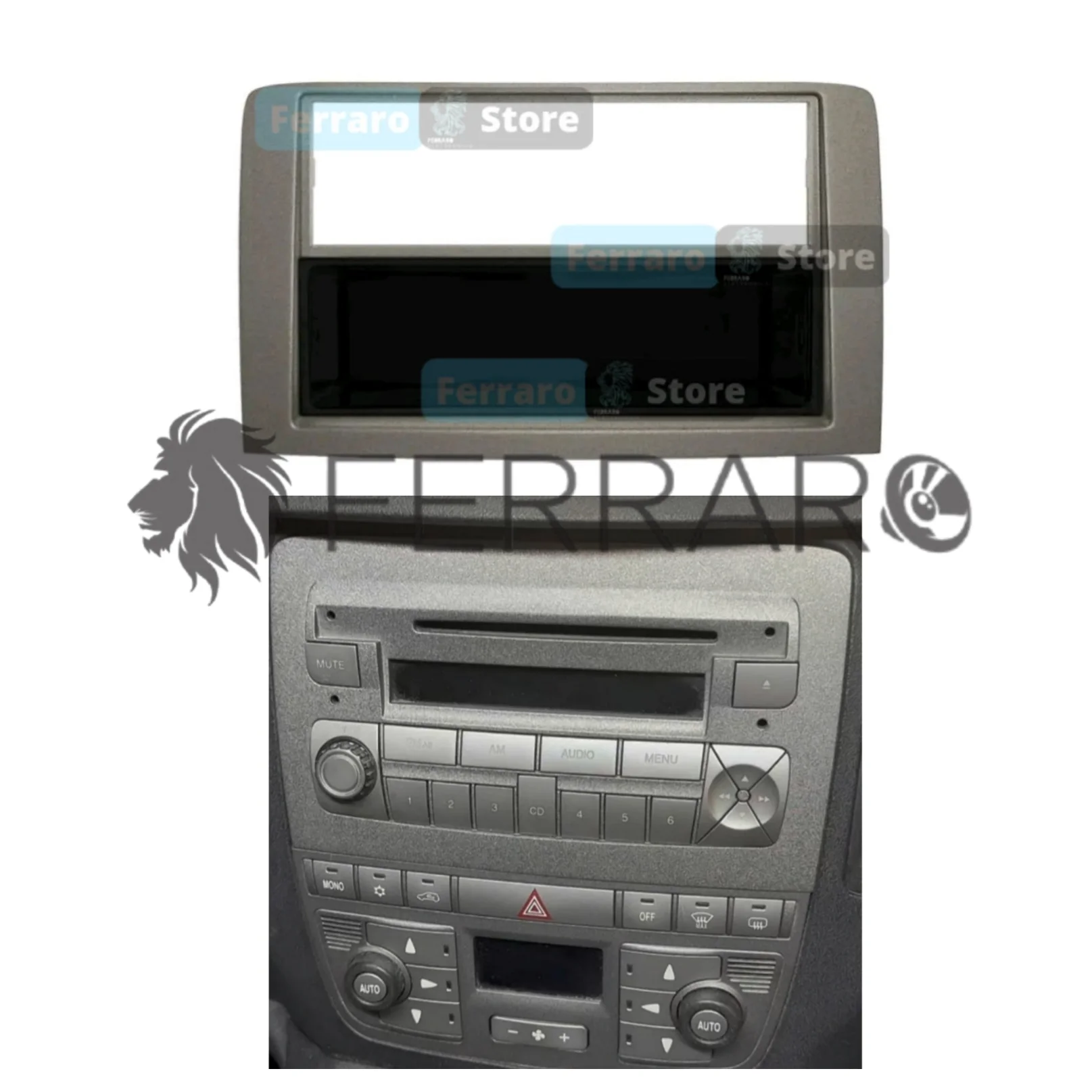 Mascherina 1DIN con Cassetto, per Lancia Musa e Fiat Idea - Image 2