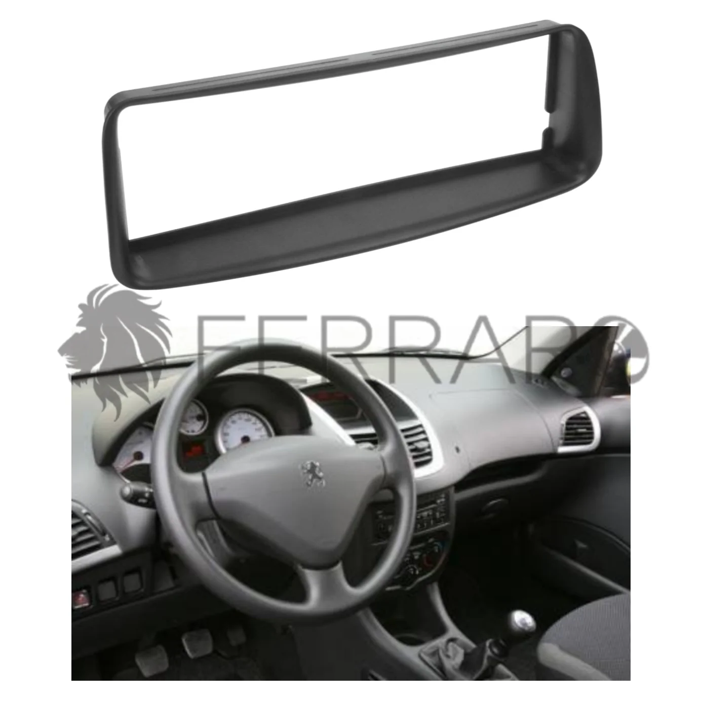 Mascherina 1DIN per Peugeot 206 (1999-2005)