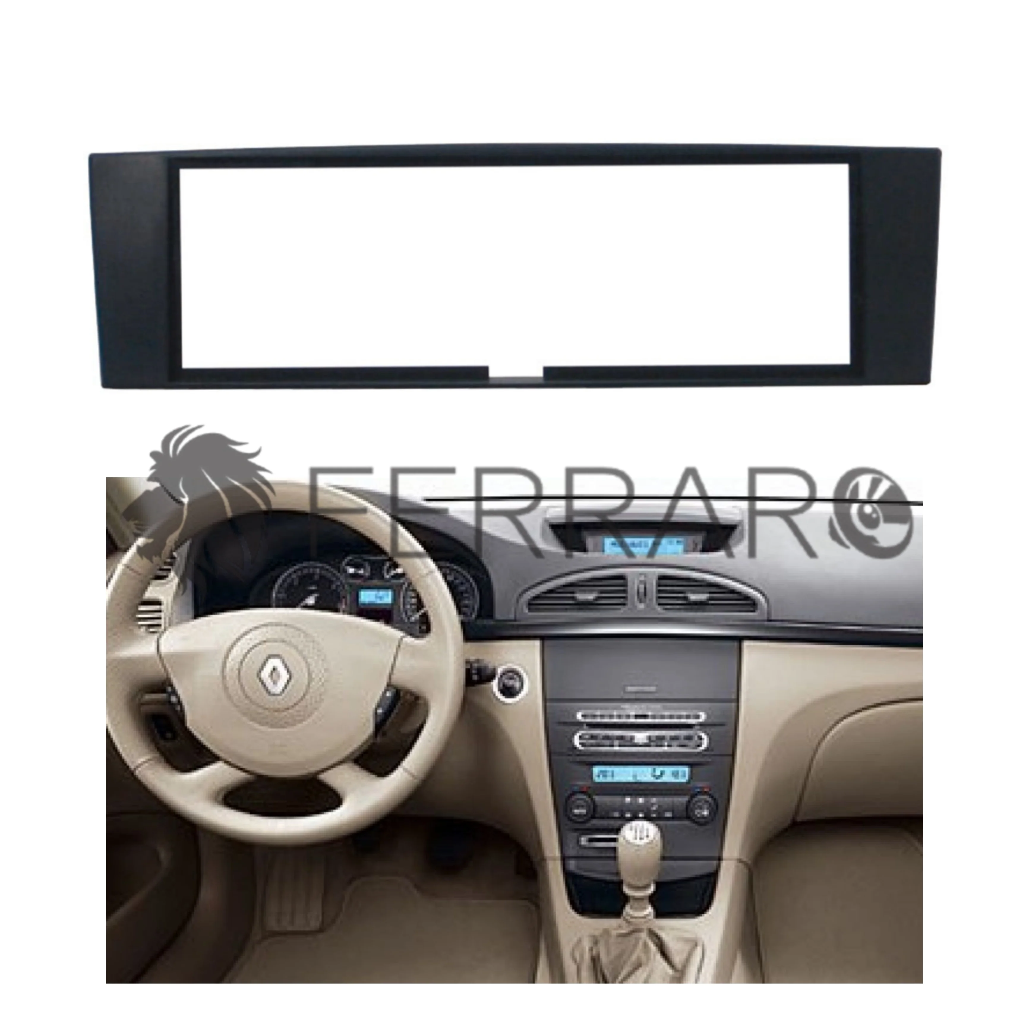 Mascherina 1DIN per Renault Laguna (2005-2008)