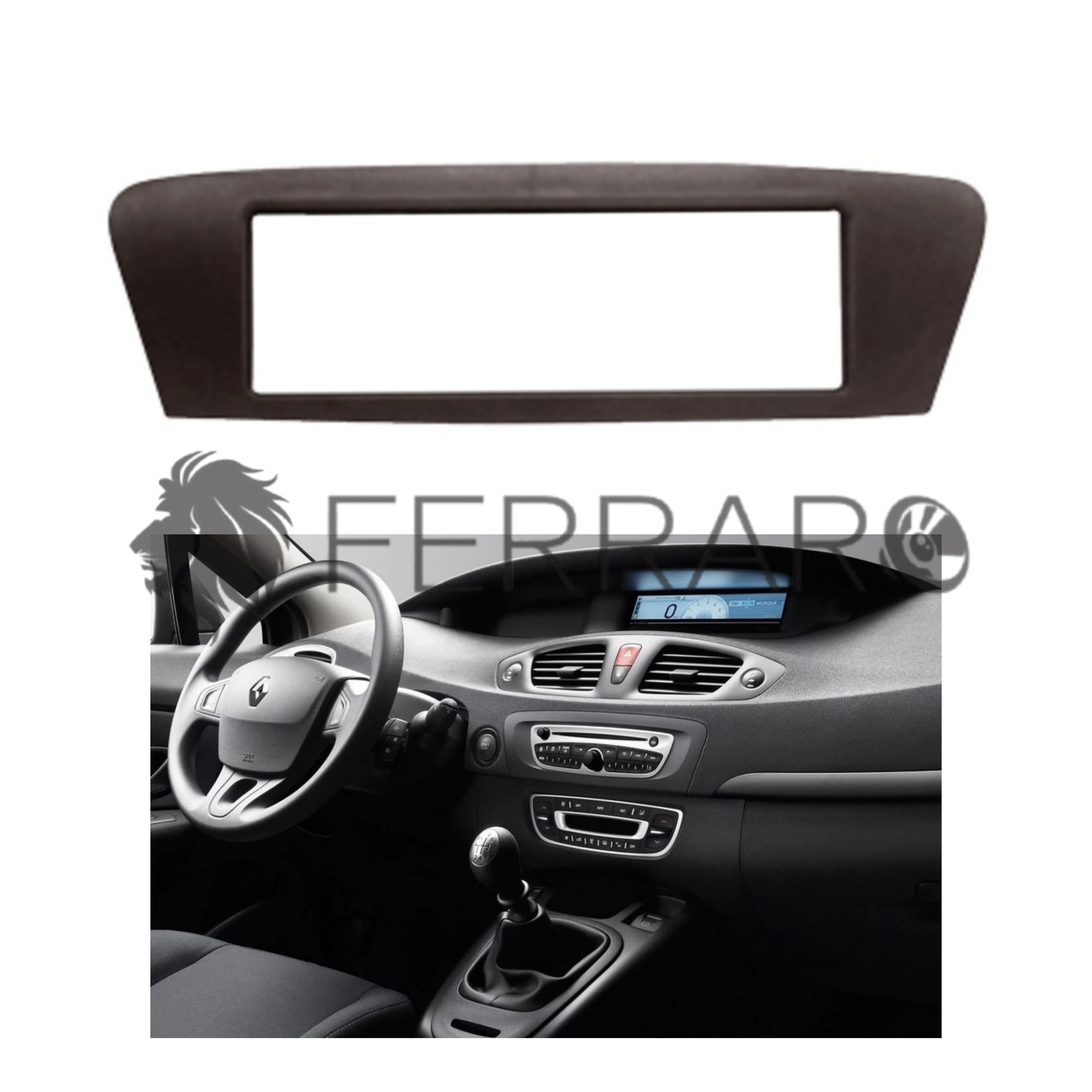Mascherina 1DIN per Renault Scenic (2009+) - Image 2