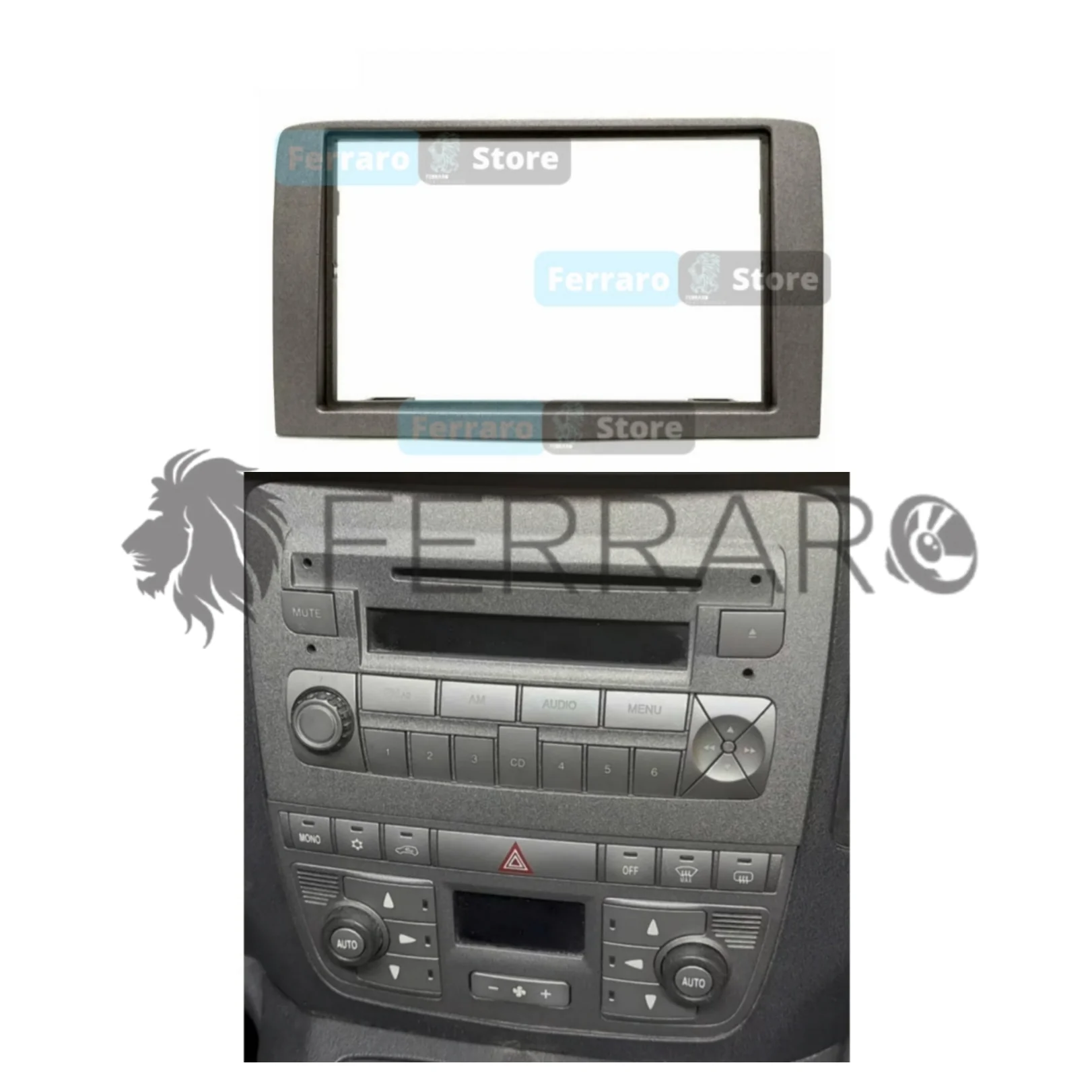 Mascherina 2DIN con Cornice per Lancia Musa, Fiat Idea - Image 3