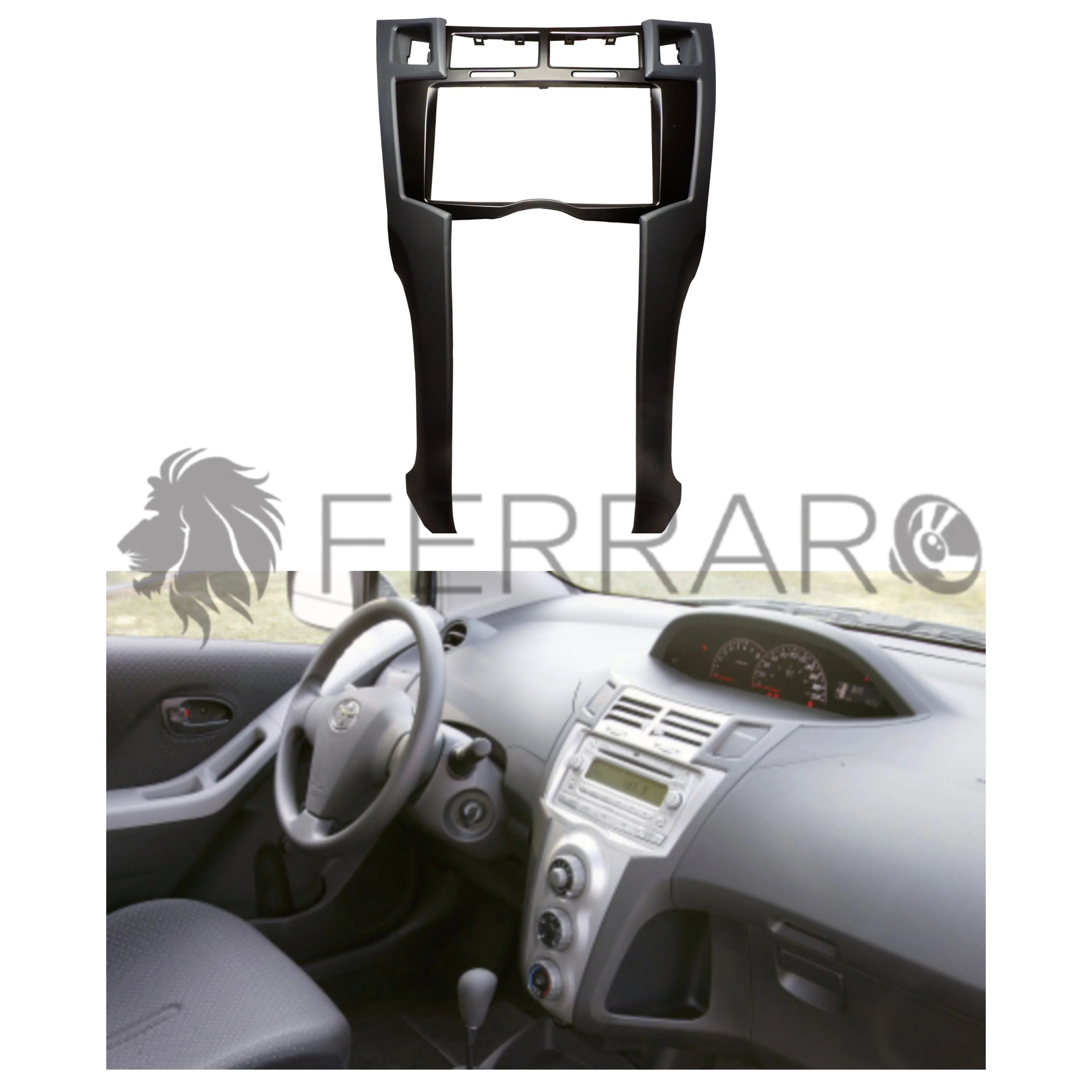 Mascherina 2DIN per Toyota Yaris (2006-2012)