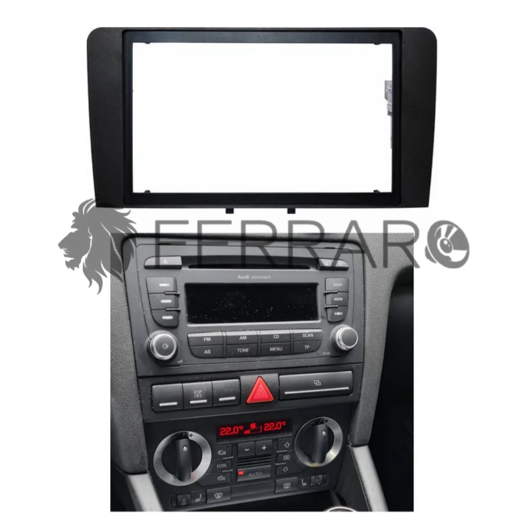 Mascherina Autoradio 2ISO per Audi A3 (2003-2012)