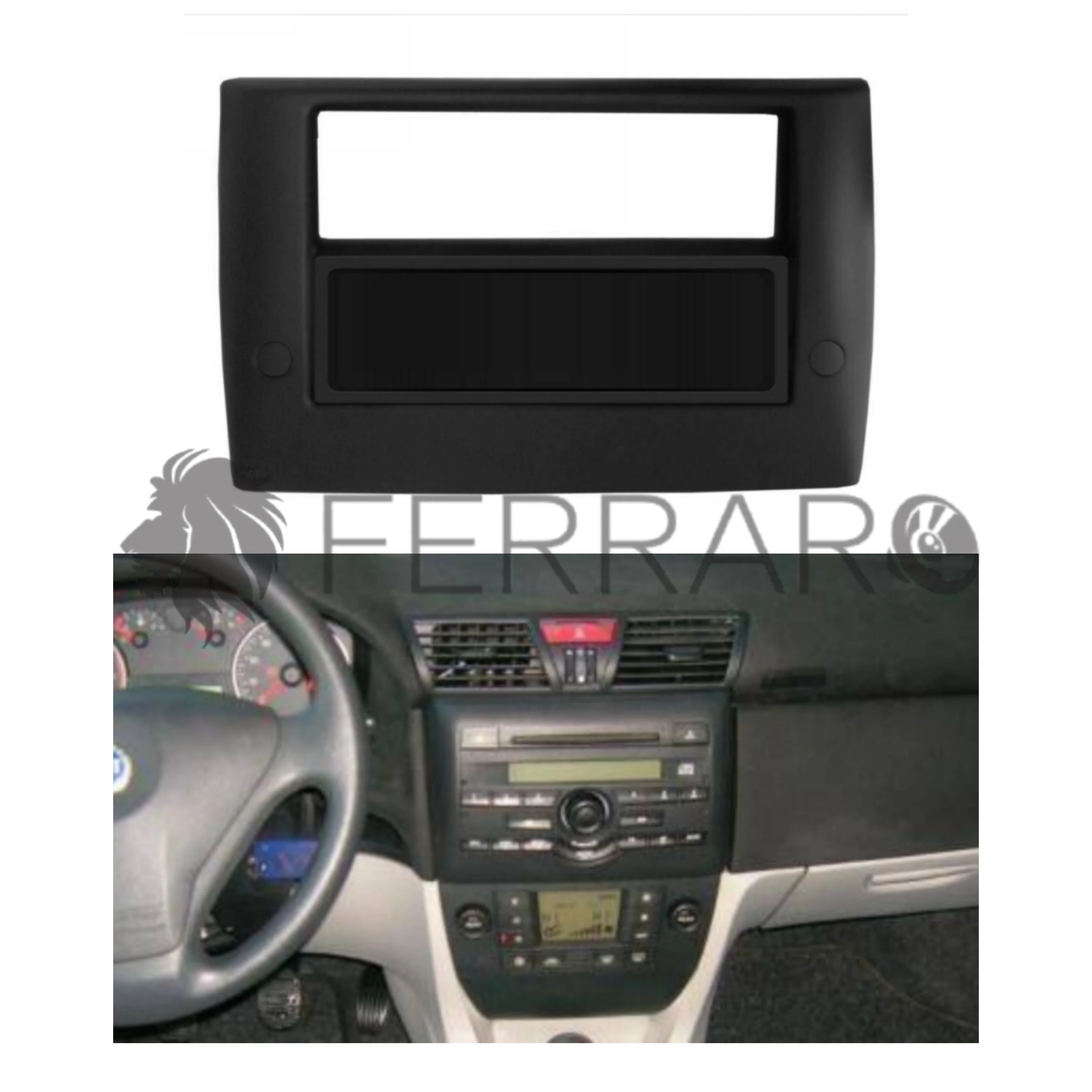 Mascherina 1DIN con Cassetto per Fiat Stilo