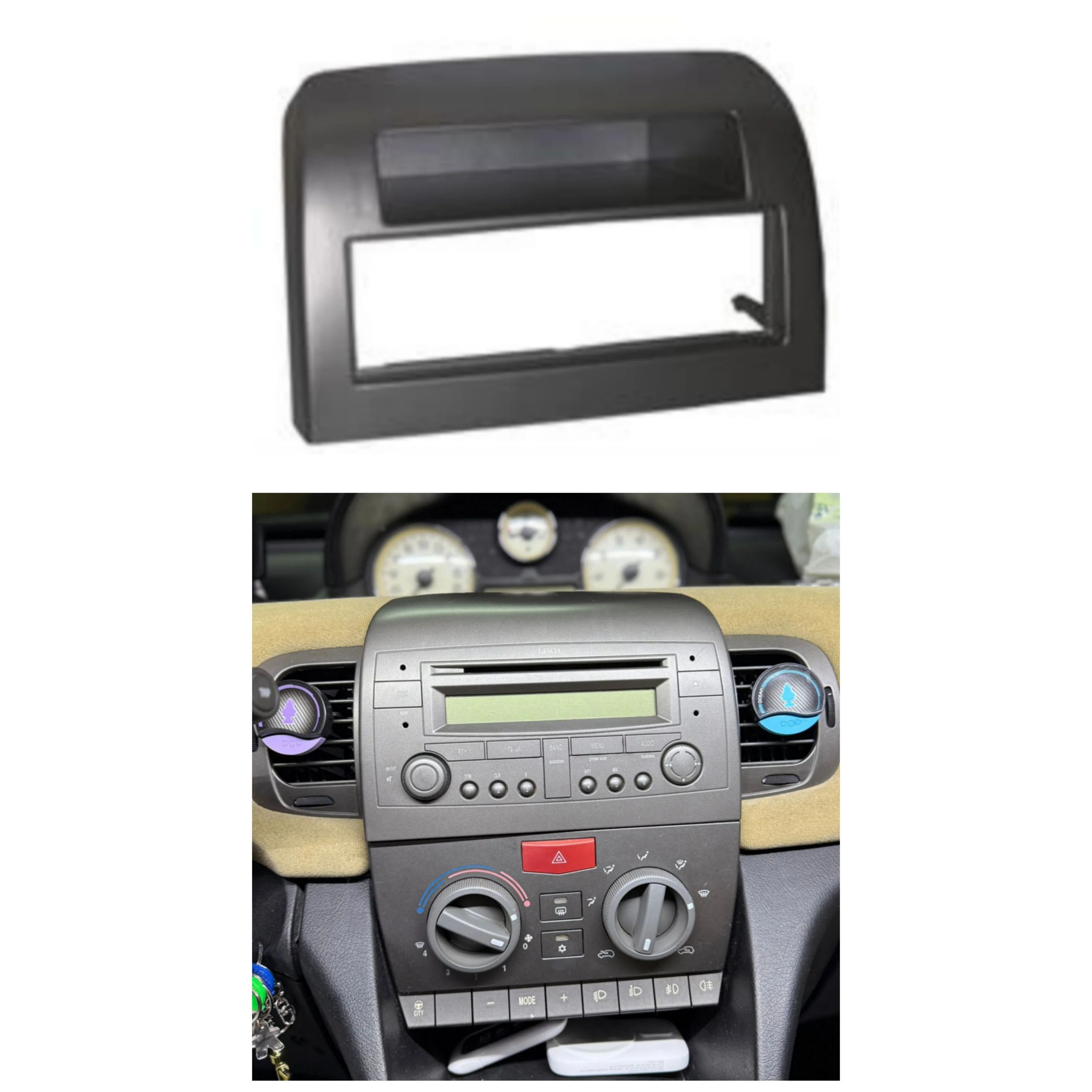 Mascherina 1DIN con Cassetto per Lancia Y (2003+) - Image 3