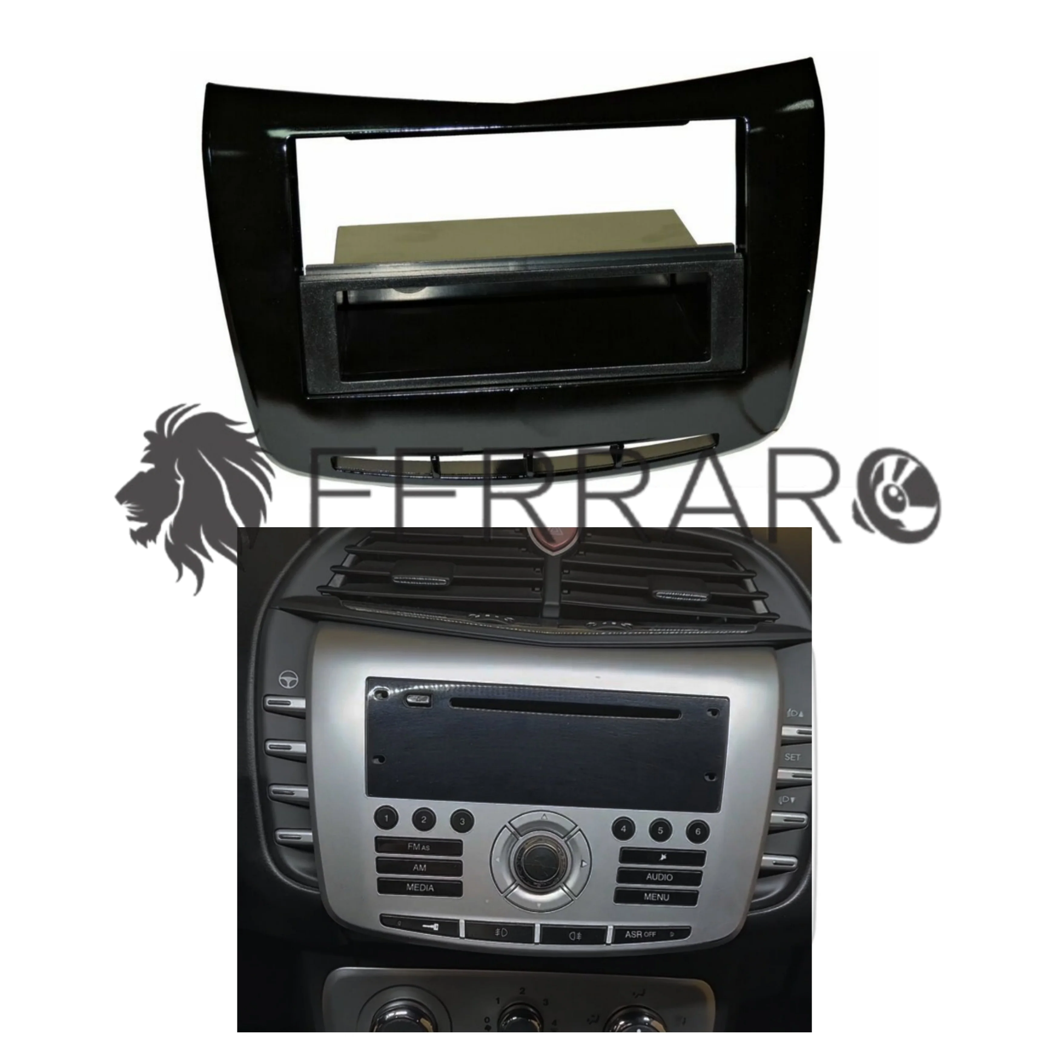 Mascherina 1DIN con Cassetto per Lancia Delta (2008-2014) - Image 2