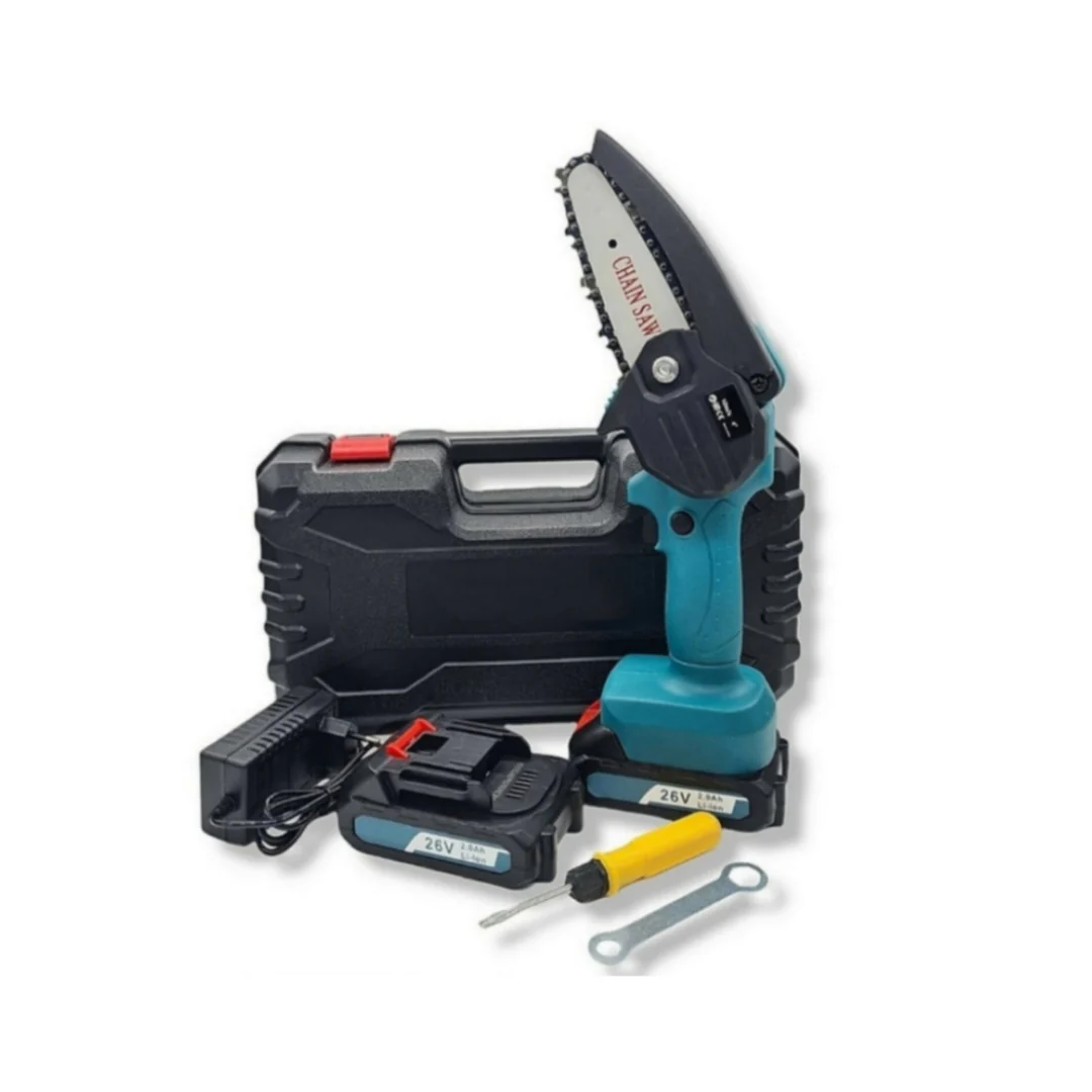 Mini Motosega, 8"Pollici, Batteria, 48v, Motosega, Giardinaggio, Potatura, Valigetta