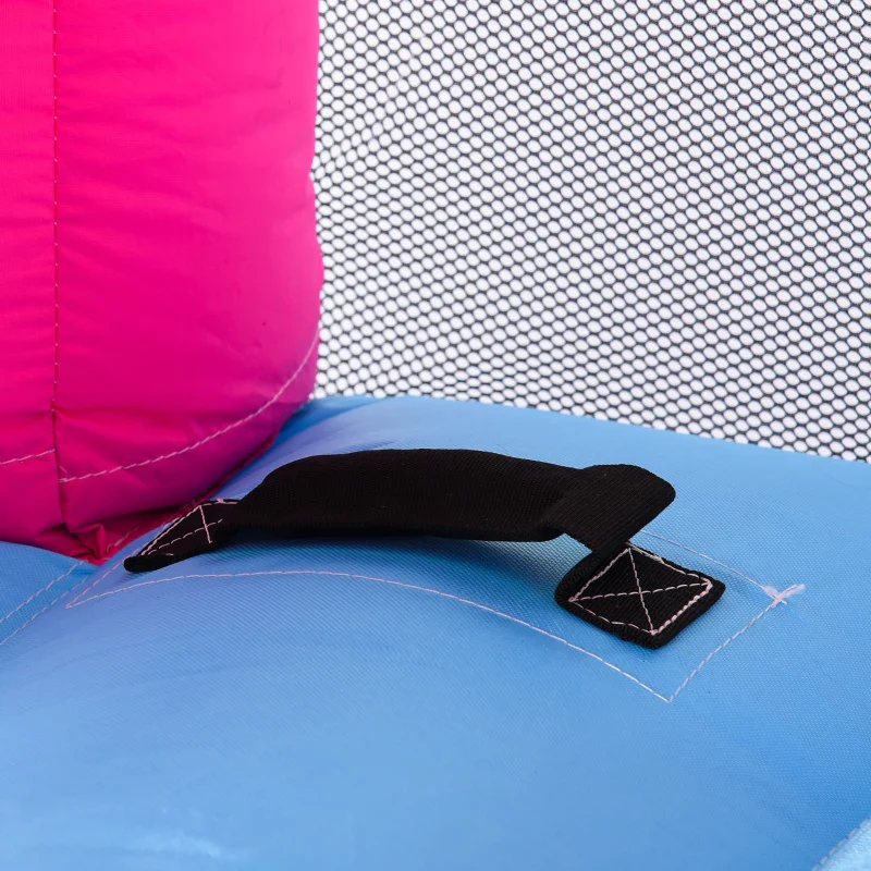 Outsunny Castello Gonfiabile per Bambini con Scivolo, Piscina e Canestro da Basket, Gioco Gonfiabile Gigante e Rimbalzante per 3 Bambini, 360x305x210 cm - Image 8