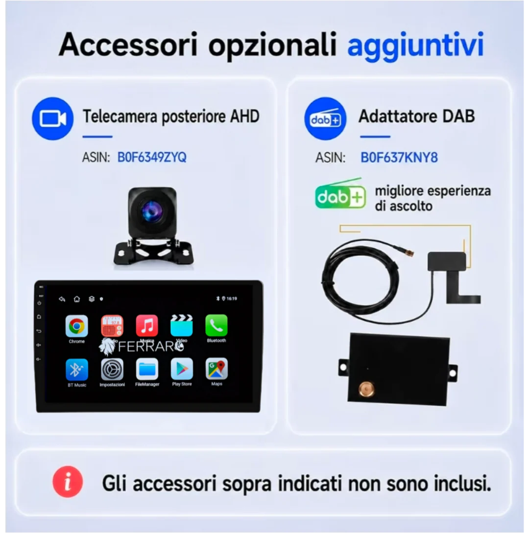 Autoradio per Alfaromeo 147 9", Android, Bluetooth, CarPlay, Android Auto, 2GB/4GB/6GB/8GB Ram - Image 7