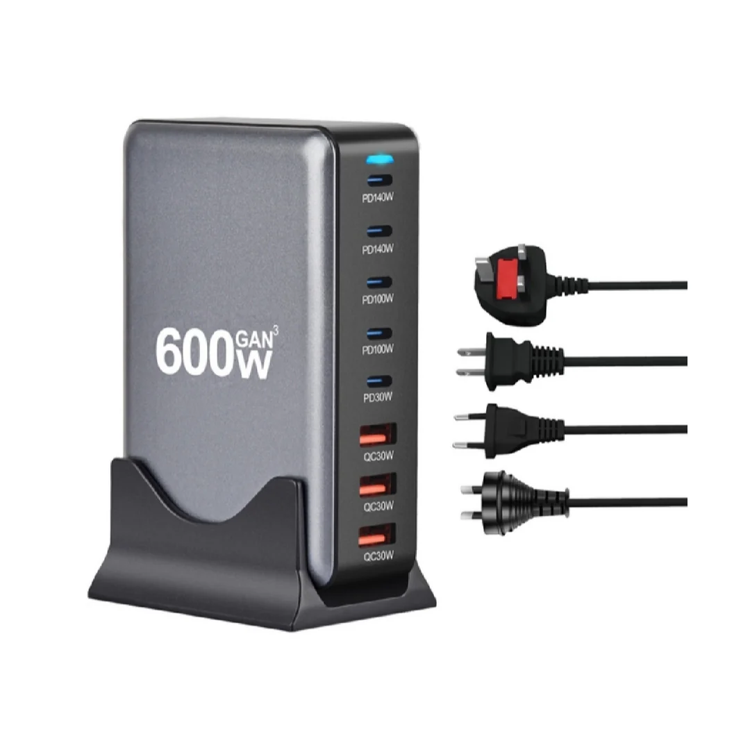 Presa Multiporta, 10 Porte USB, Ricarica Rapida per Notebook Tablet - Image 2
