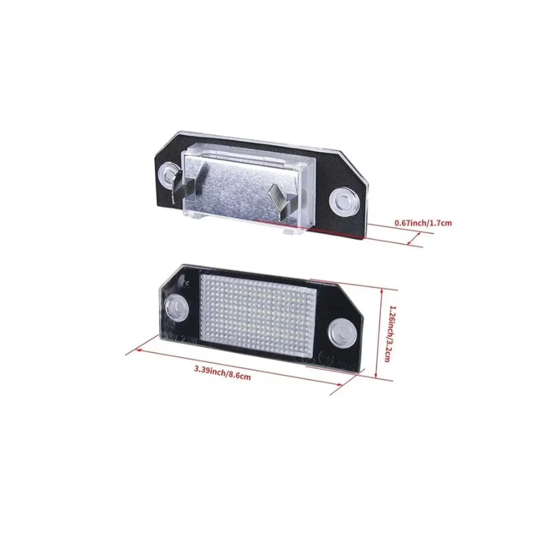 Set Luci Targa a Led per Ford C-Max, Focus MK2 (2003-2008) , Plug and Play - Image 2