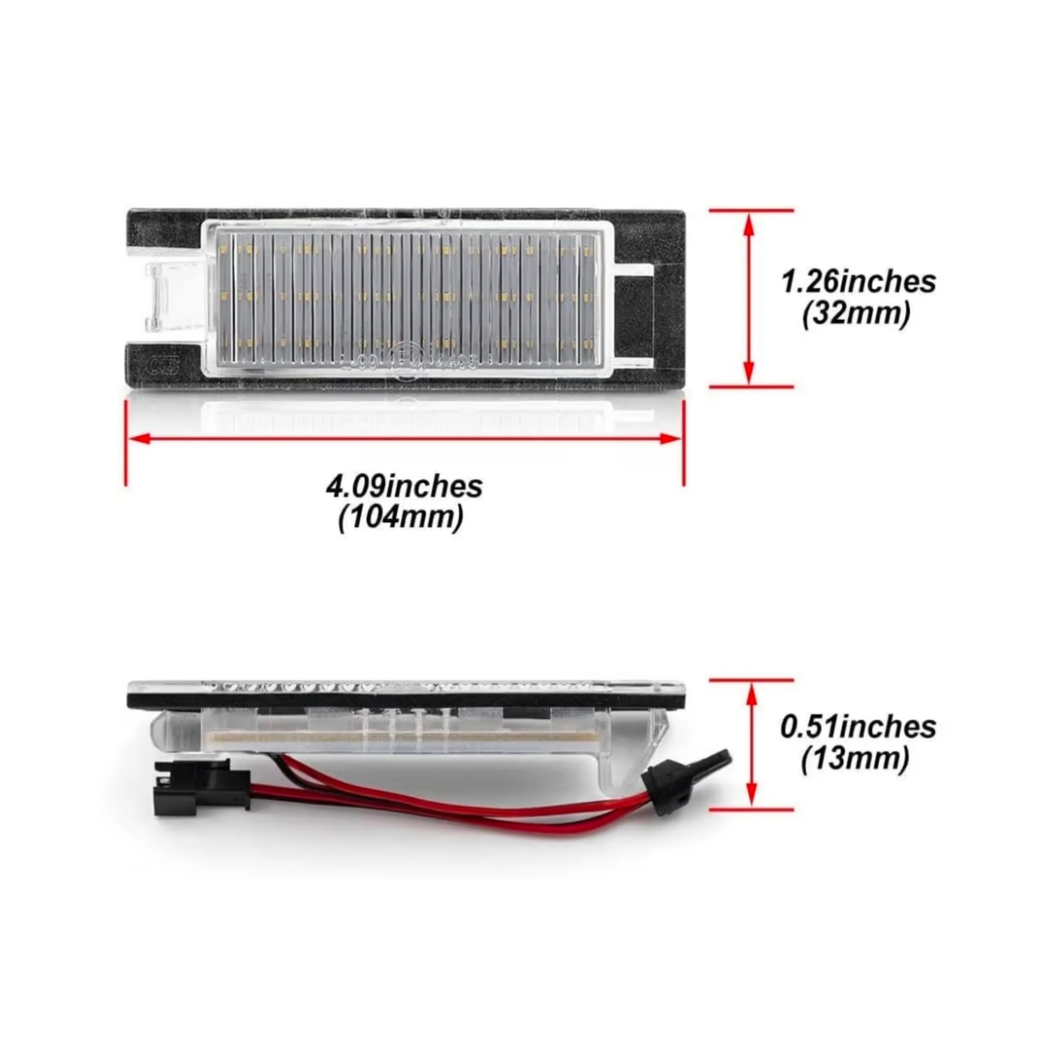 Set Luci Targa a Led per Jeep Renegade, Plug and Play - Image 4