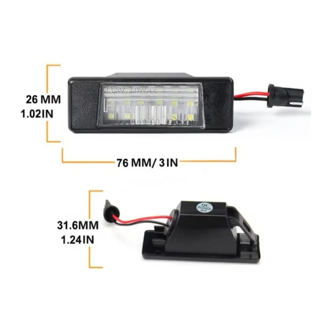 Set Luci Targa a Led per Nissan Qashqai, Juke, Versa, X-Trail (Compatibilità in Descrizione), Plug and Play - Image 4