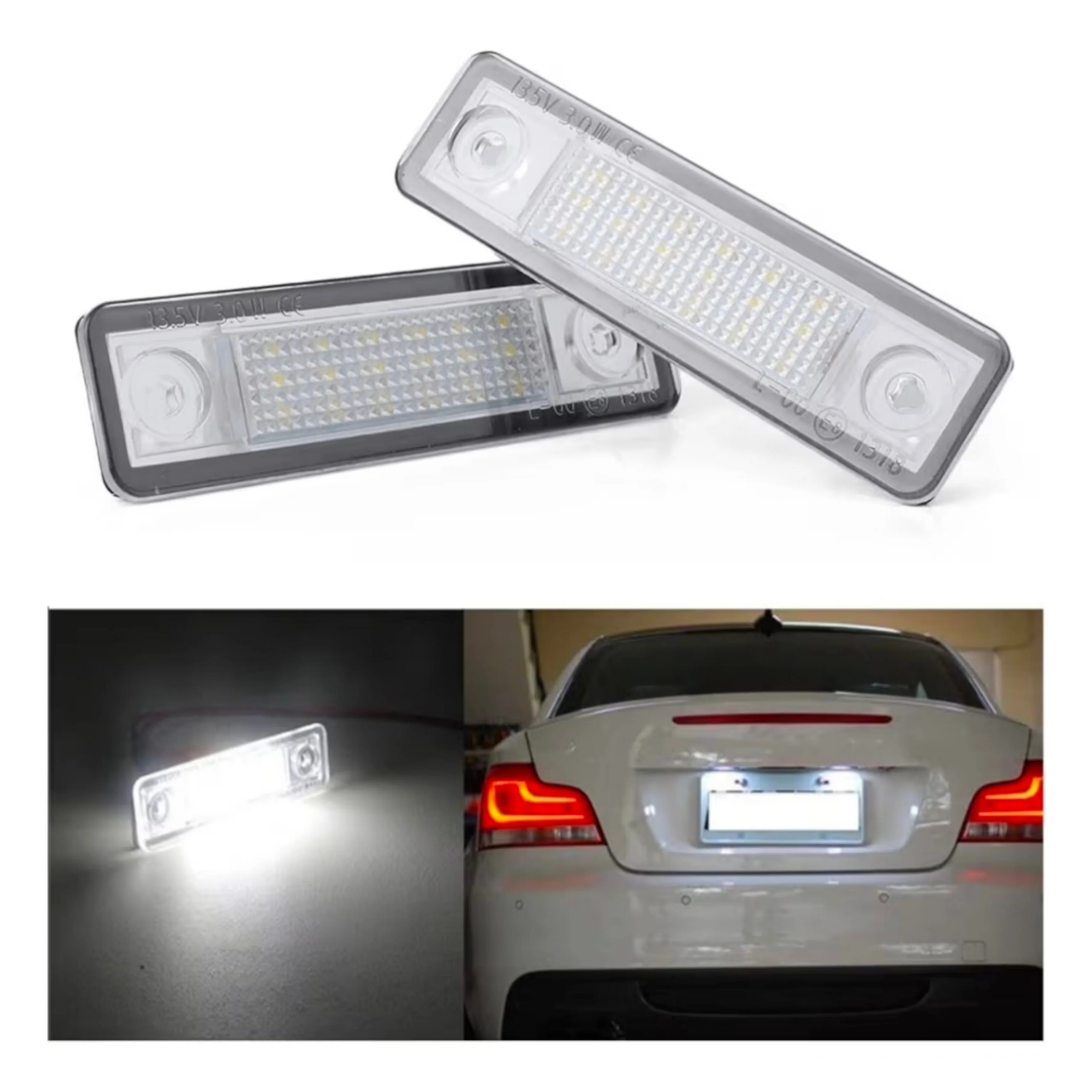 Set Luci Targa a Led per Opel Corsa B, Zafira A, Vectra, Signum (Compatibilità in Descrizione), Plug and Play - Image 2
